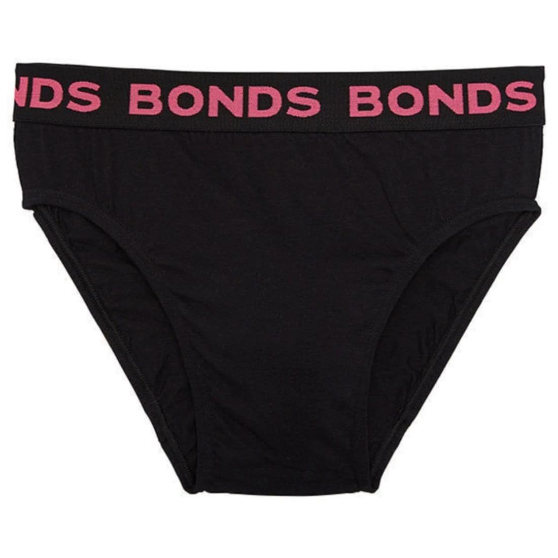2 Bonds Men's 5-pack Hipster Briefs - Black, Size M (style M8dmtx) BLACK, 2 of 2