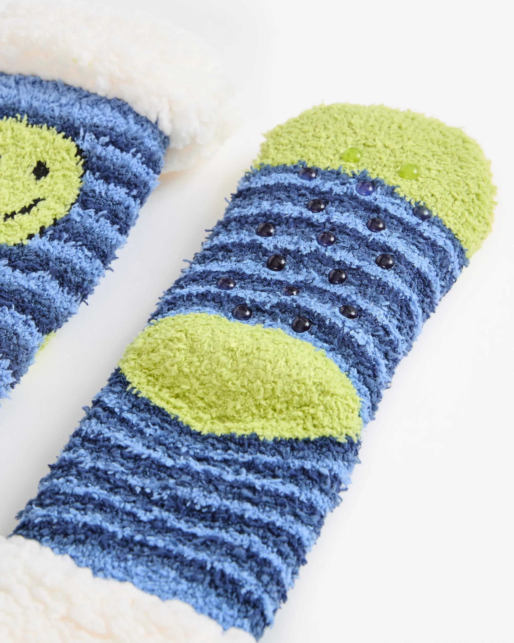 3 Maxx Boys Home Socks HAPPY FACE, 3 of 4