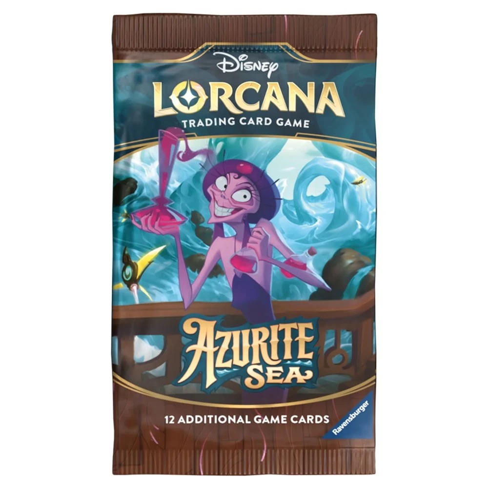 3 Disney Lorcana TCG: Azurite Sea Booster Pack, 3 of 3