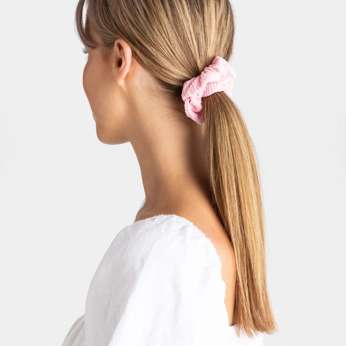 4 3 Pack Thick Corduroy Hair Scrunchies, 4 of 5