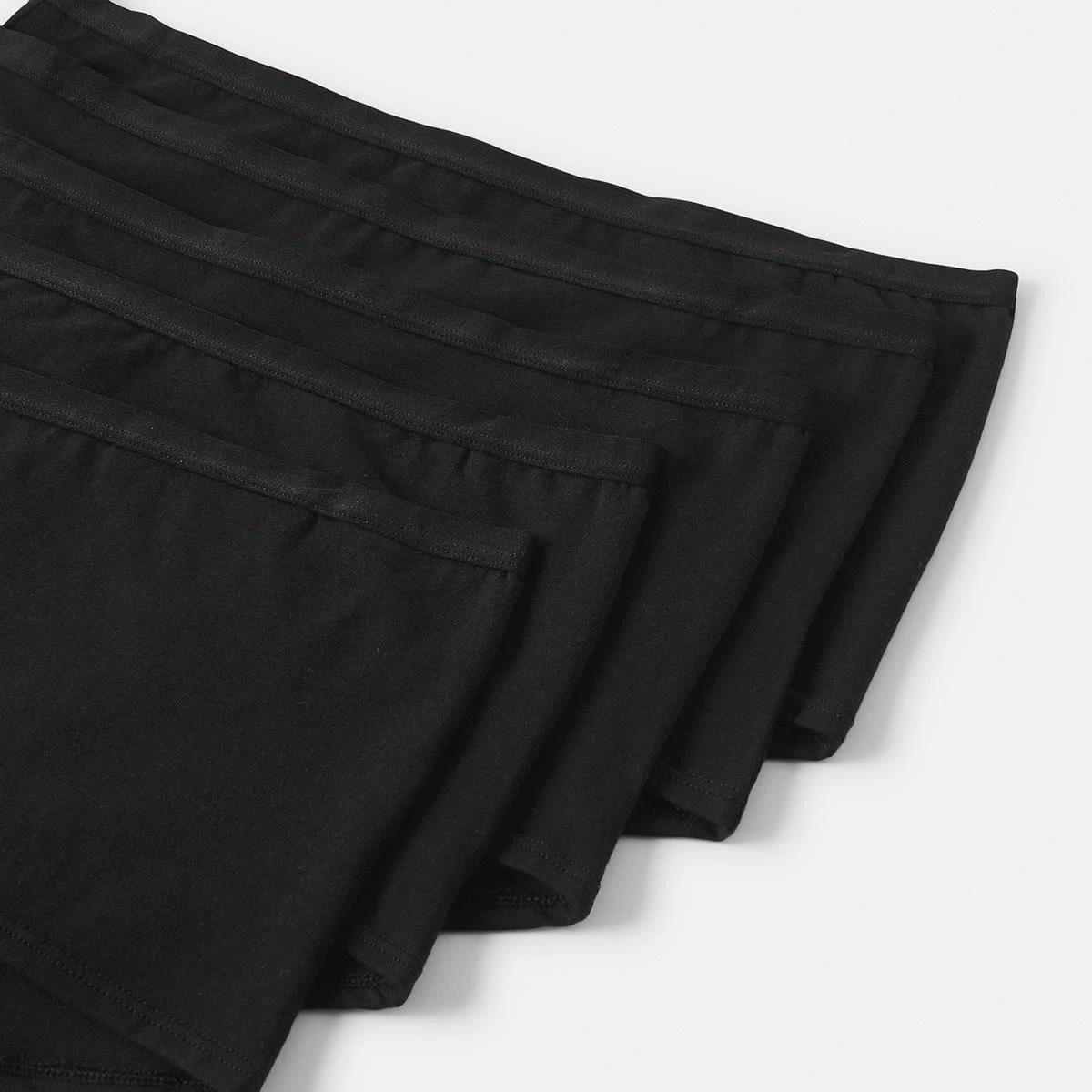 2 5 Pack Boyleg Briefs Black, 2 of 6