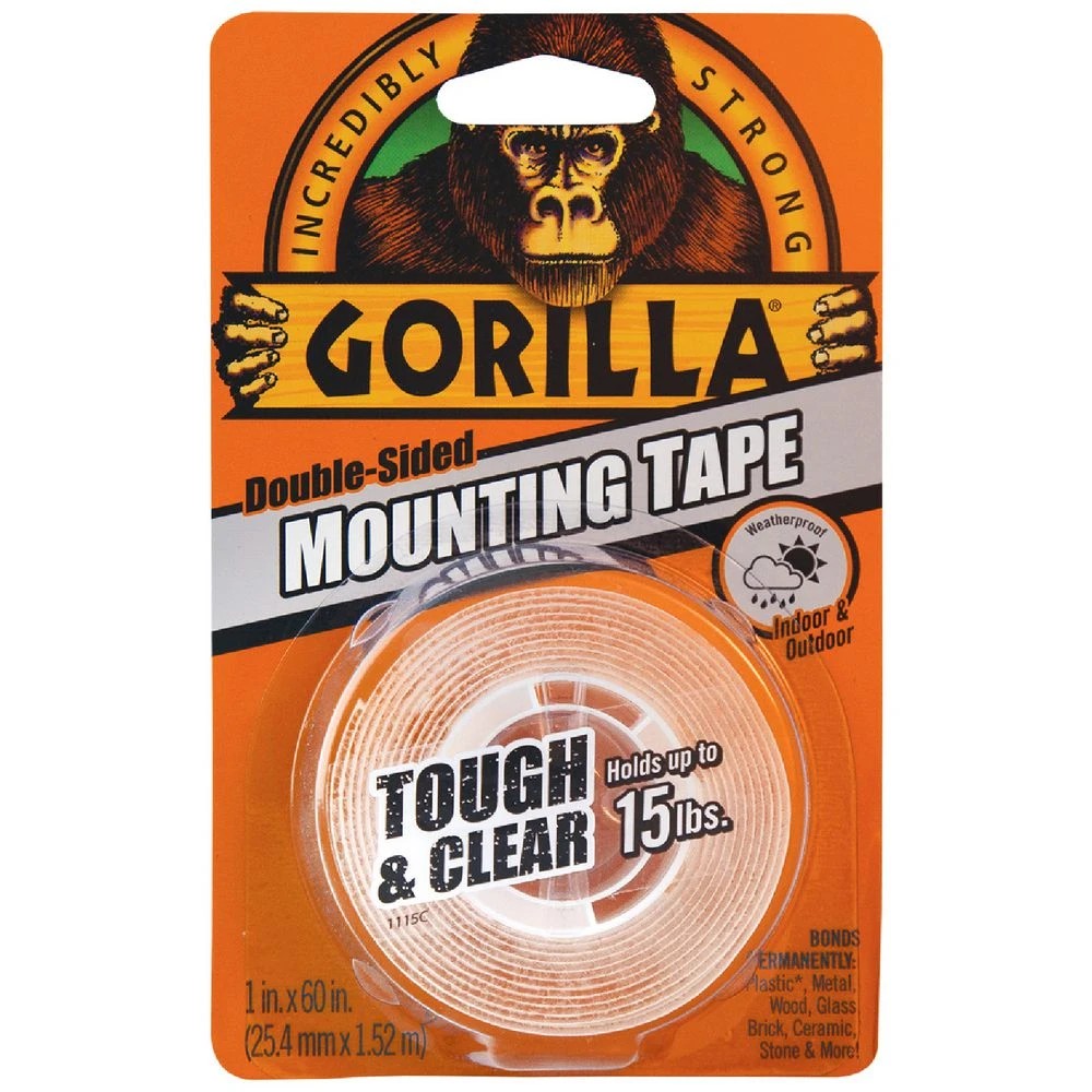 1 Gorilla Tough and Clear Mounting Tape 1.5m, 1 of 7