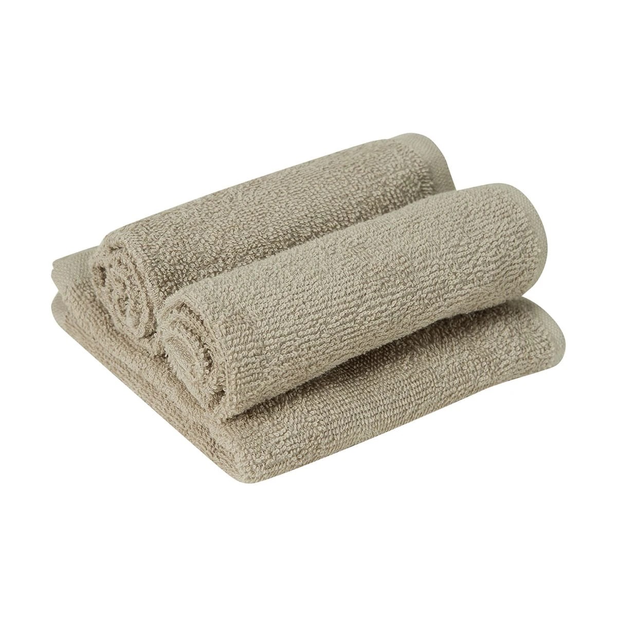 2 4 Pack Madison Face Washer - Latte, 2 of 5