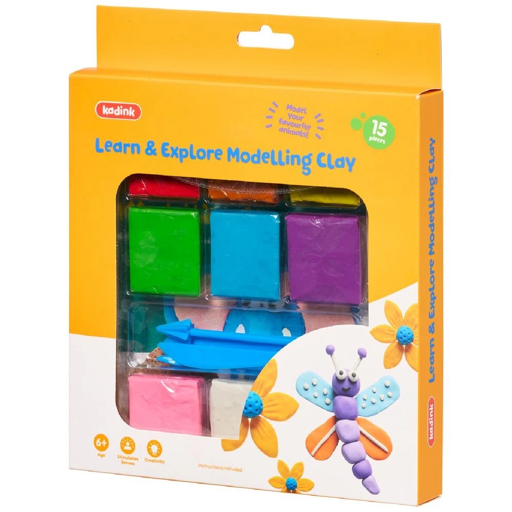 2 Kadink Learn and Explore Modelling Clay Set, 2 of 4