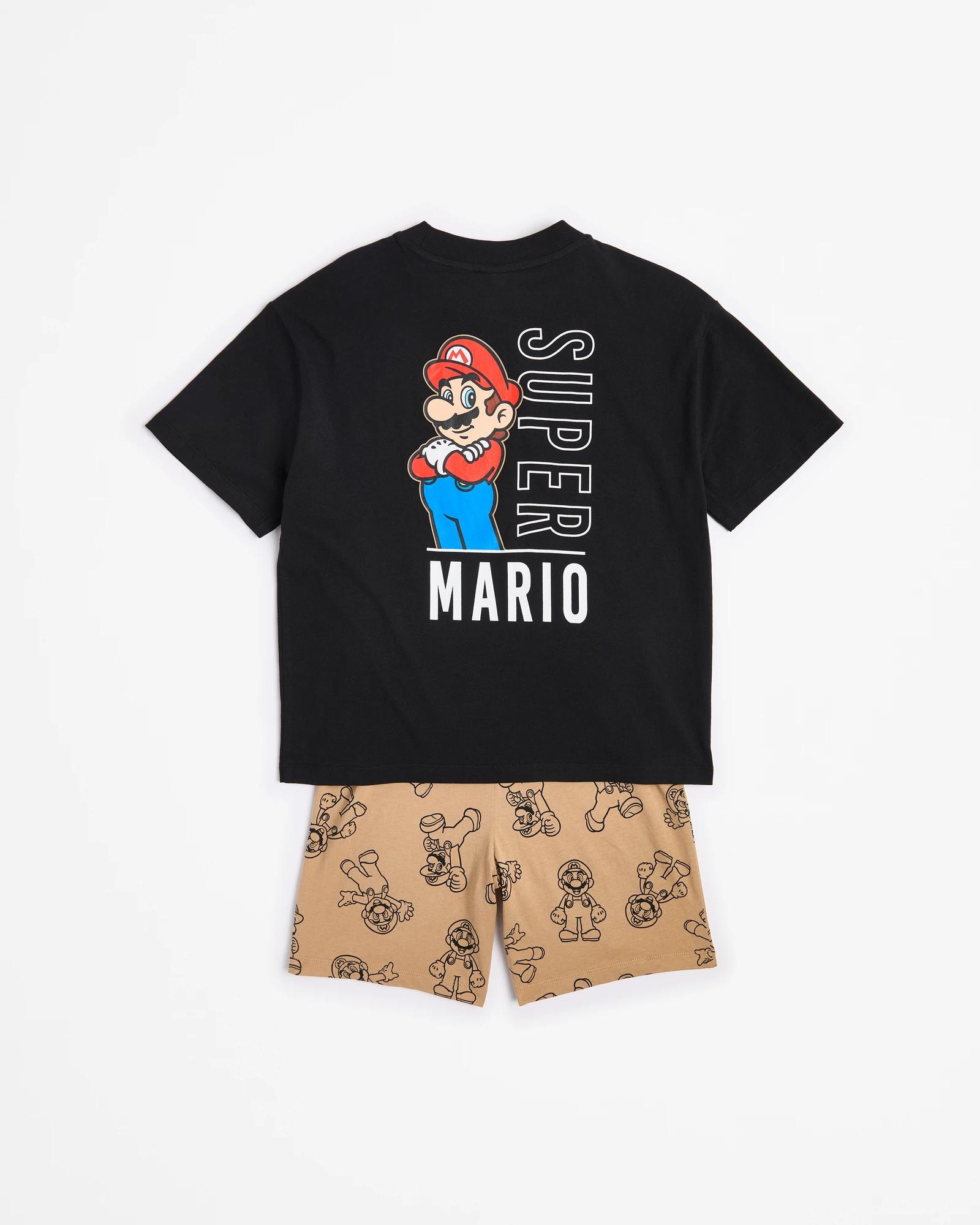 3 Super Mario Super-mario Australian Cotton Older Kids Pyjama Set MULTI, 3 of 4