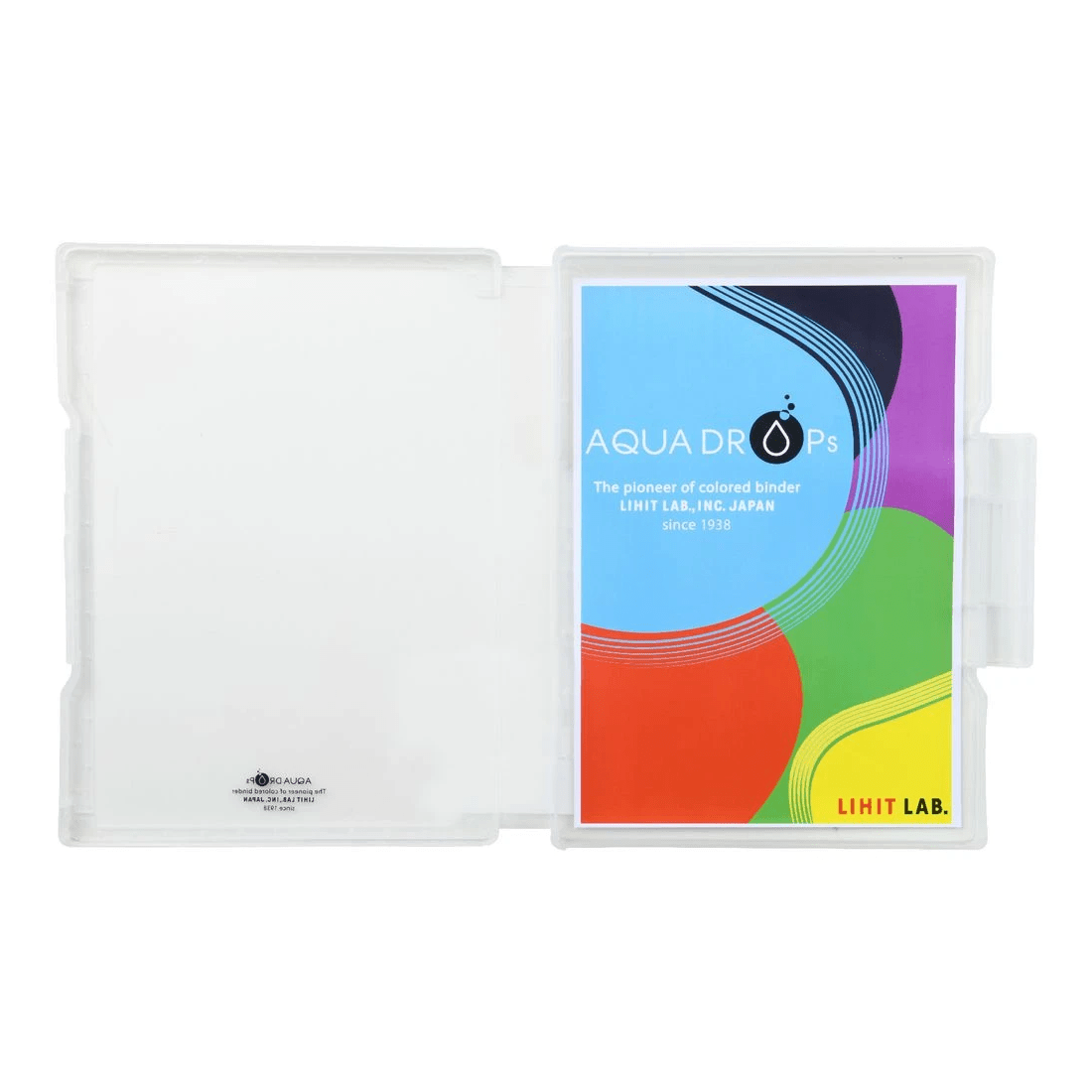 3 Aqua Drops Slim Document Case A4 Clear, 3 of 4