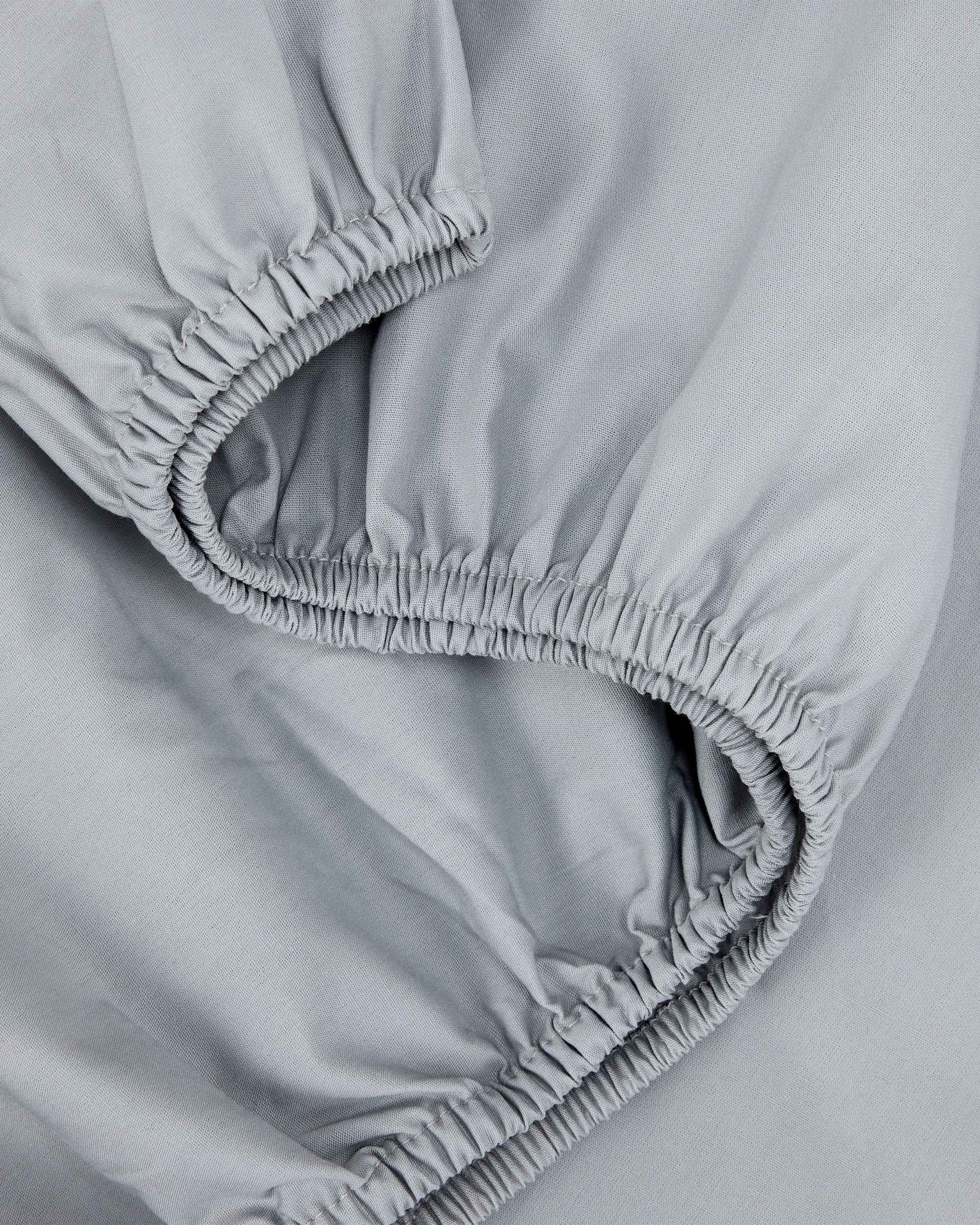 6 250 Thread Count Cotton Rich Sheet Set - Double Bed, Light Grey, 6 of 10