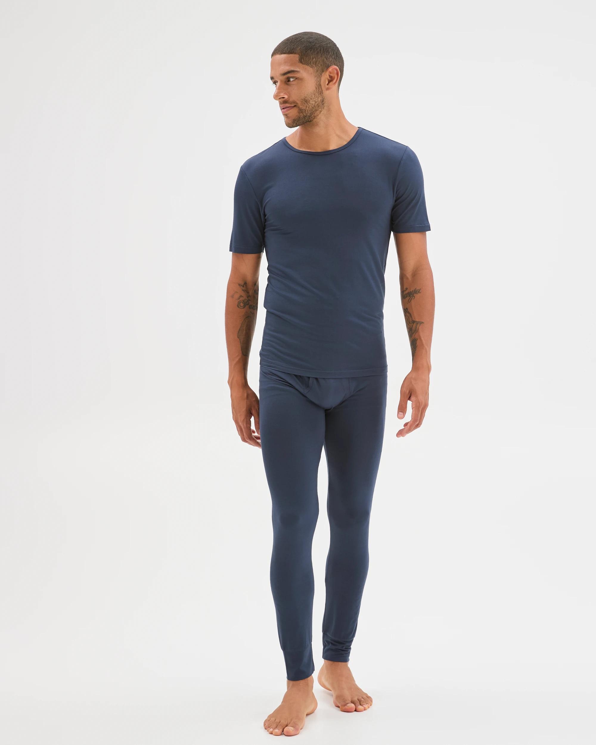 6 Maxx Heat Innovation Short Sleeve Thermal Top NAVY, 6 of 6