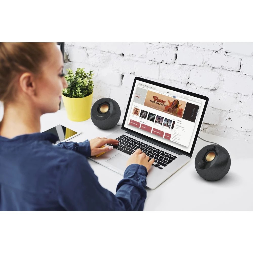 6 Creative Pebble PC Speakers Black, 6 of 6