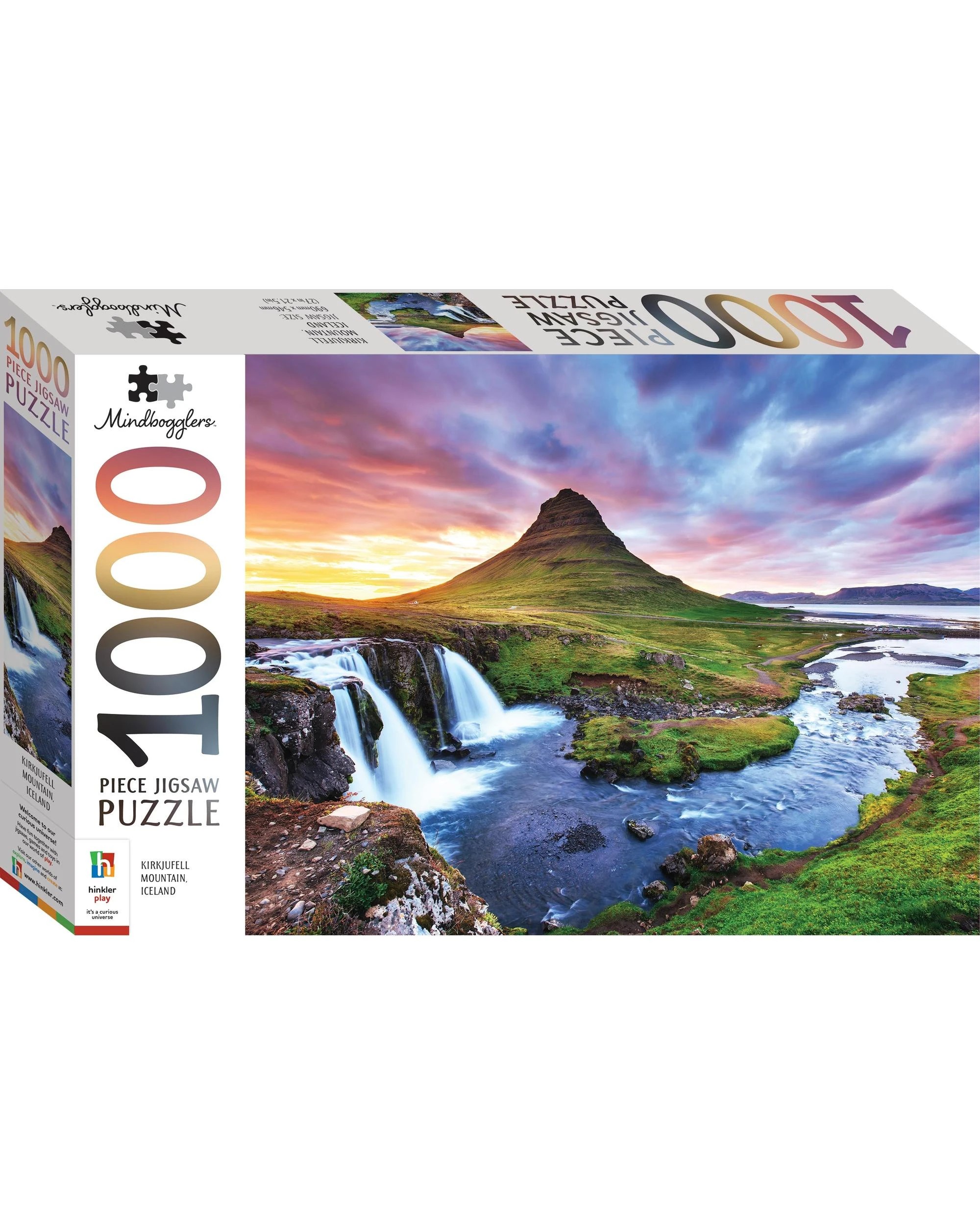 1 Hinkler Mindbogglers Kirkjufell Mountain Iceland 1000 Piece Puzzle, 1 of 1