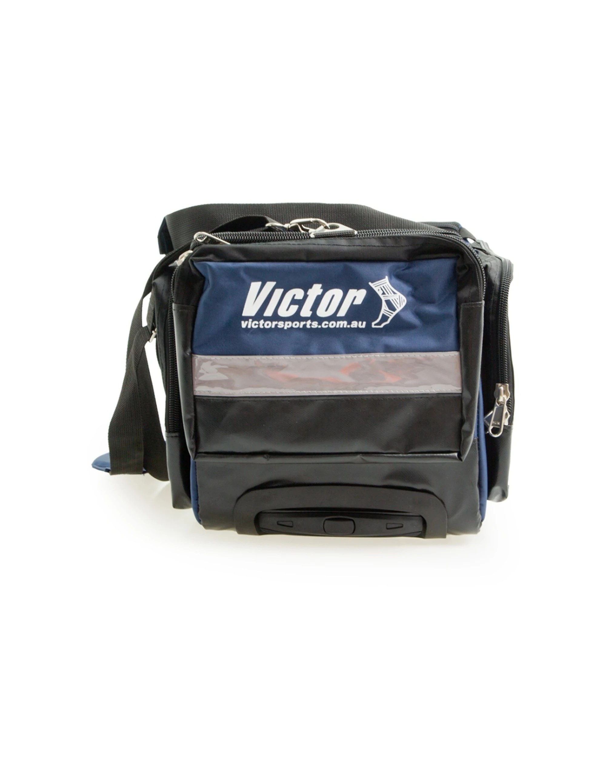 6 Victor Sports First Aid Bag On Wheels Large Trainer Trolley Leakproof - Blue, 6 of 6