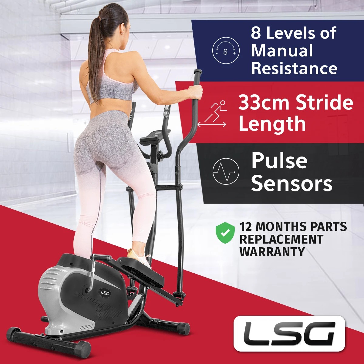 2 LSG CTG-300 Cross Trainer - Black, 2 of 10