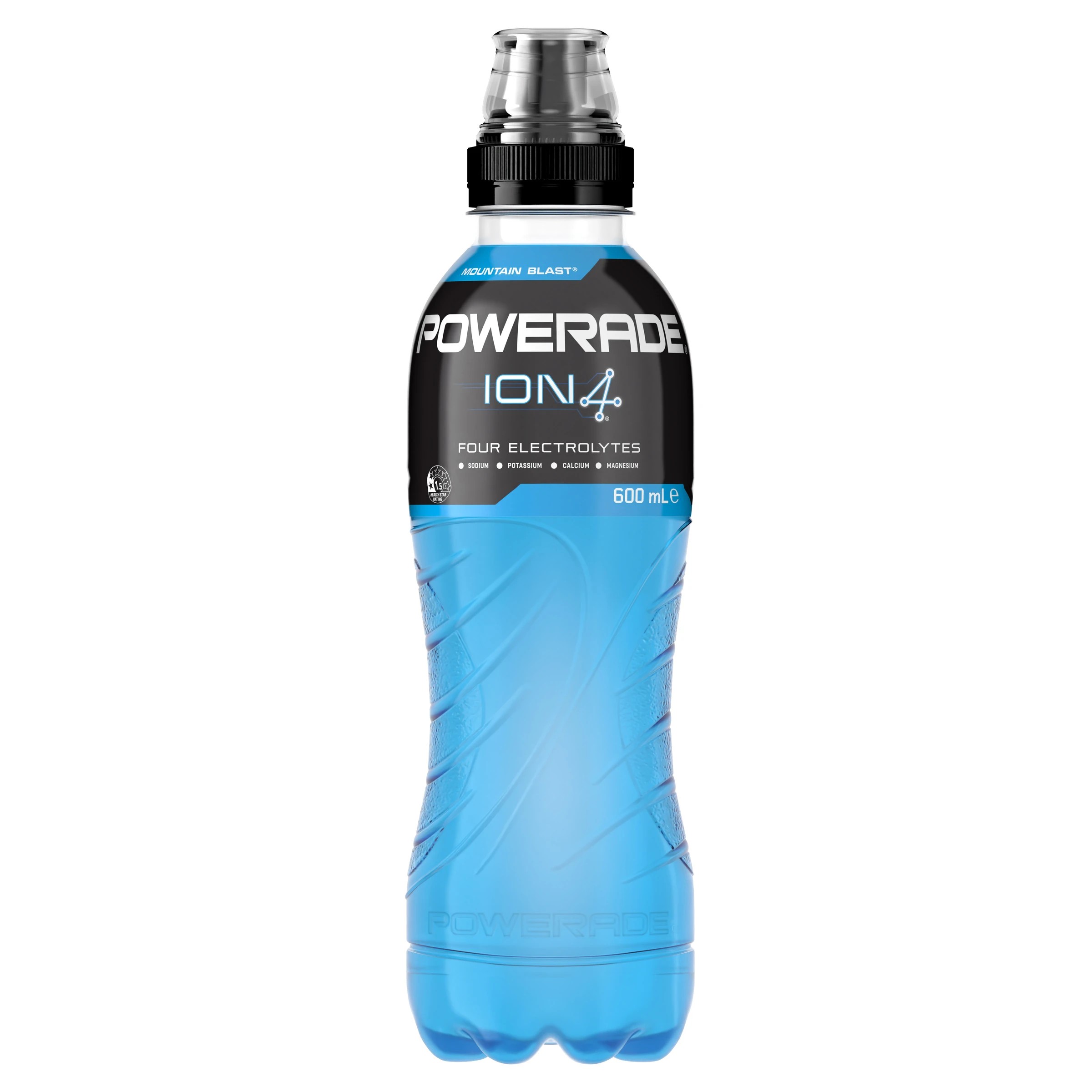 1 Powerade ION4 Isotonic Mountain Blast Sports Drink 600ml, 1 of 4