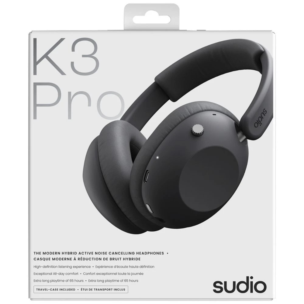 10 Sudio K3 Wireless ANC Headphones Black, 10 of 10