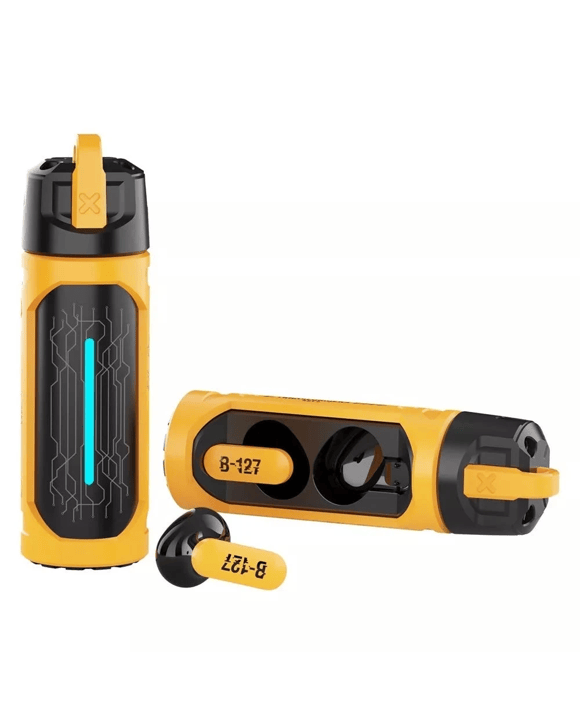 Transformers TF-T11 TWS Bluetooth Gaming Earbuds - Yellow