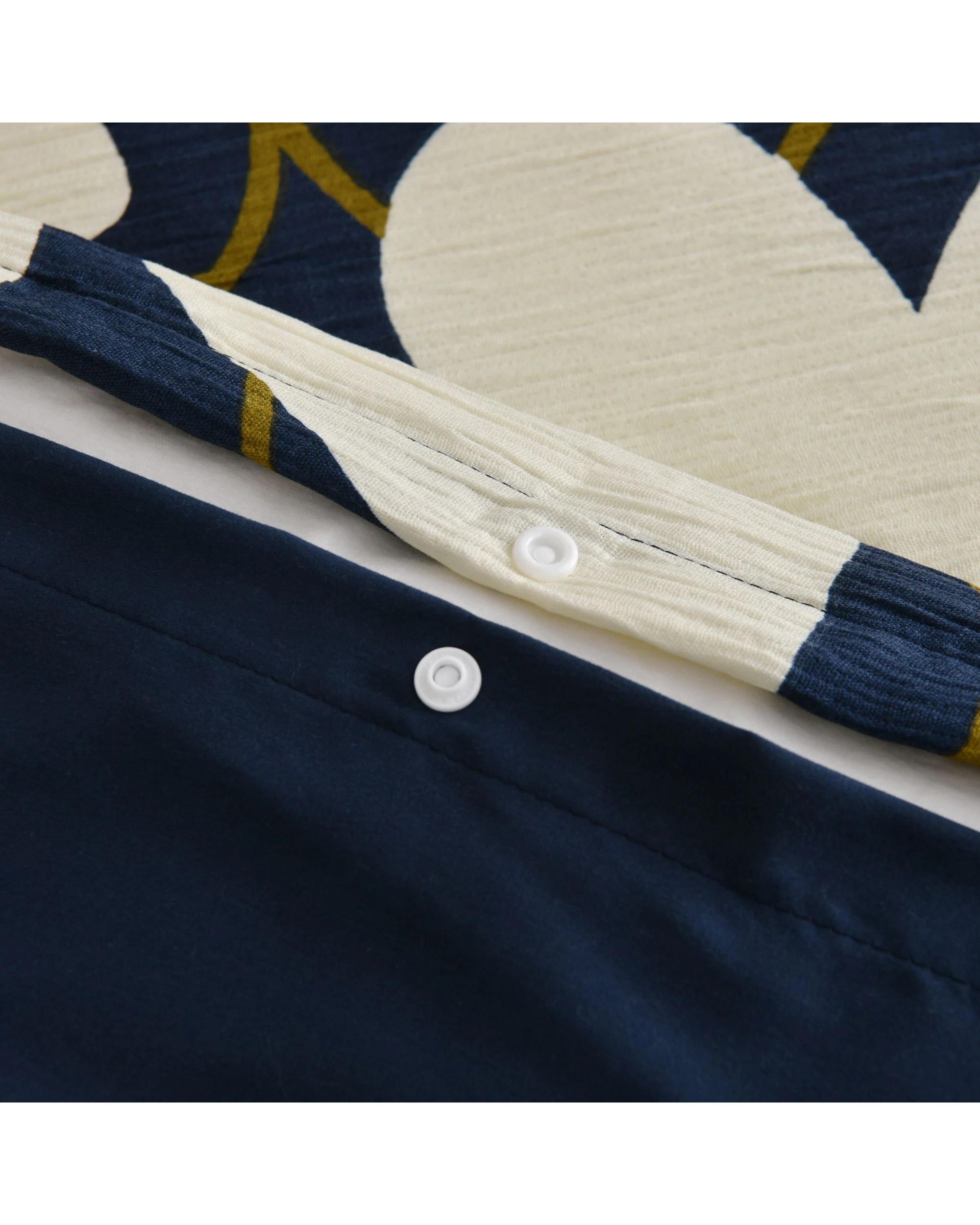 6 Dreamaker Ezra Floral Printed Quilt Cover Set - Queen Bed - Navy, 6 of 7