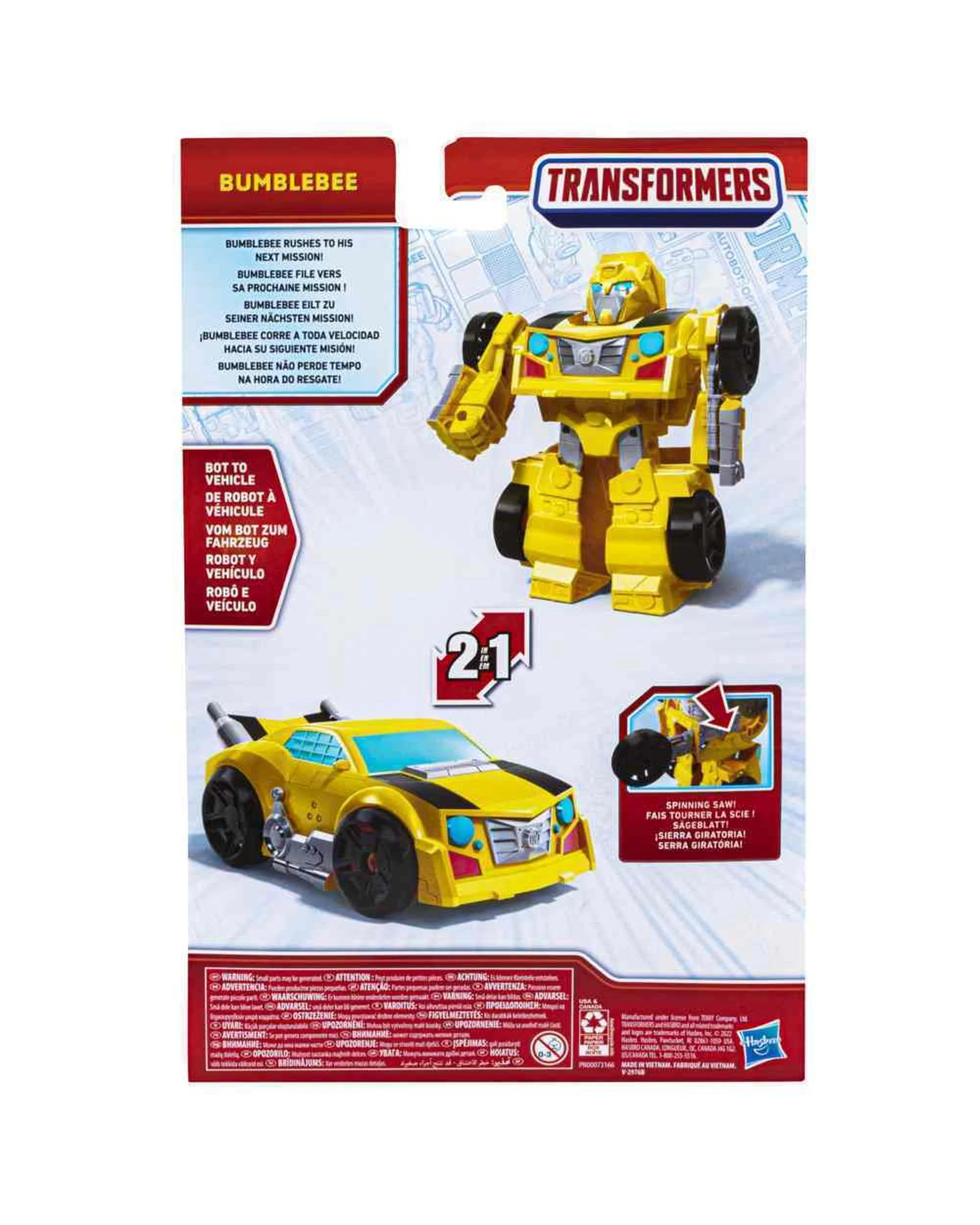 4 Transformers Adventures Bumblebee Easy 2 Do Conversion Action Figure, 4 of 4