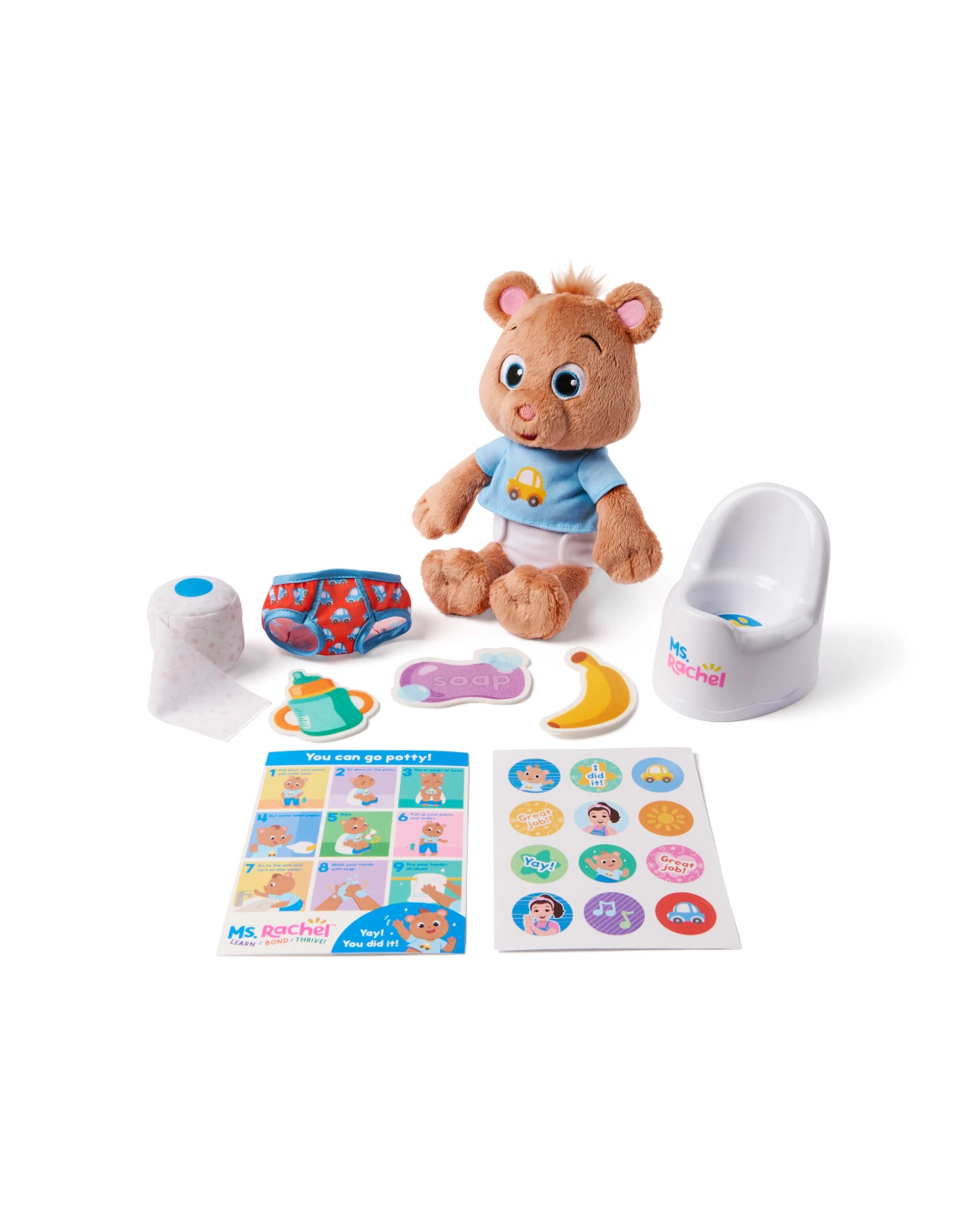 4 Ms Rachel - Bean Potty Playset - Interactive, 4 of 9
