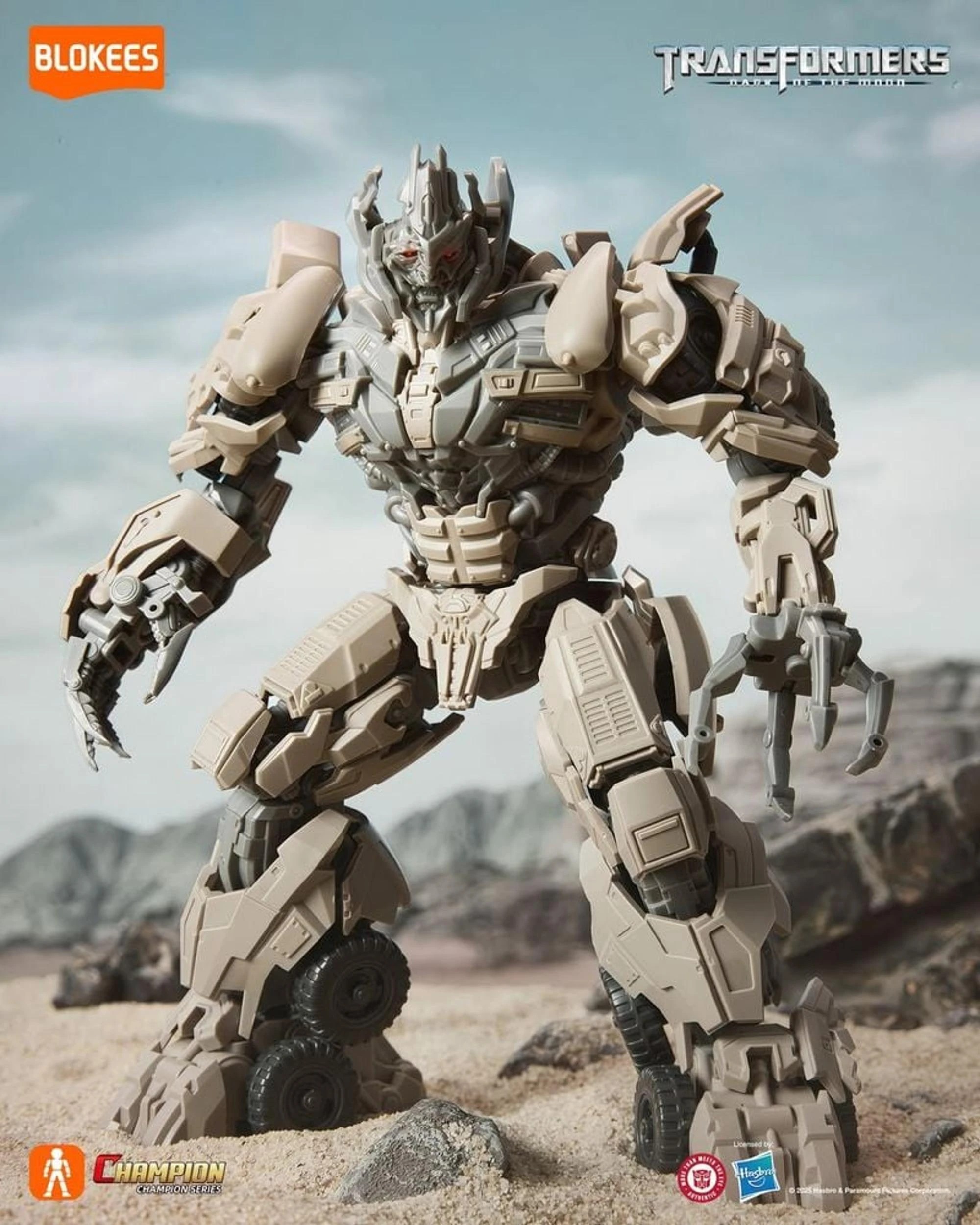 3 Blokees Transformers 3 Classic Class 22 Megatron Model Kit, 3 of 4