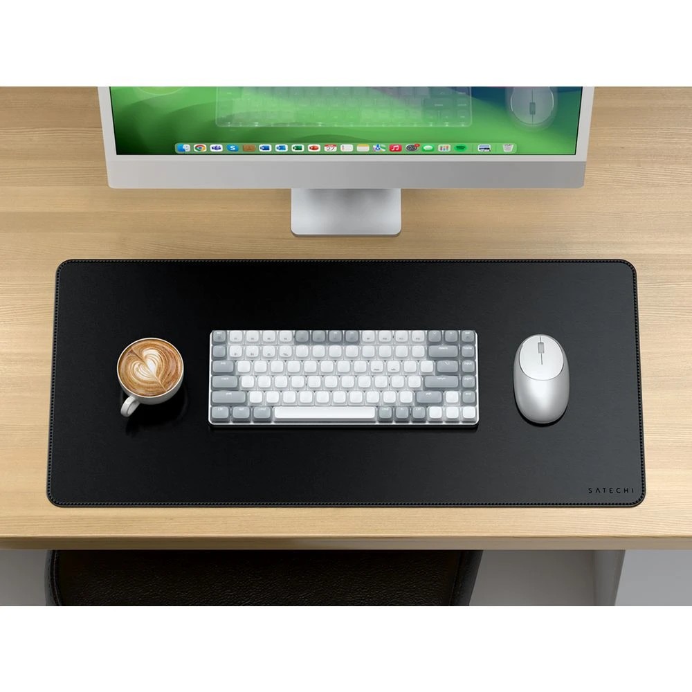 5 Satechi Vegan Leather Desk Mat Black, 5 of 5