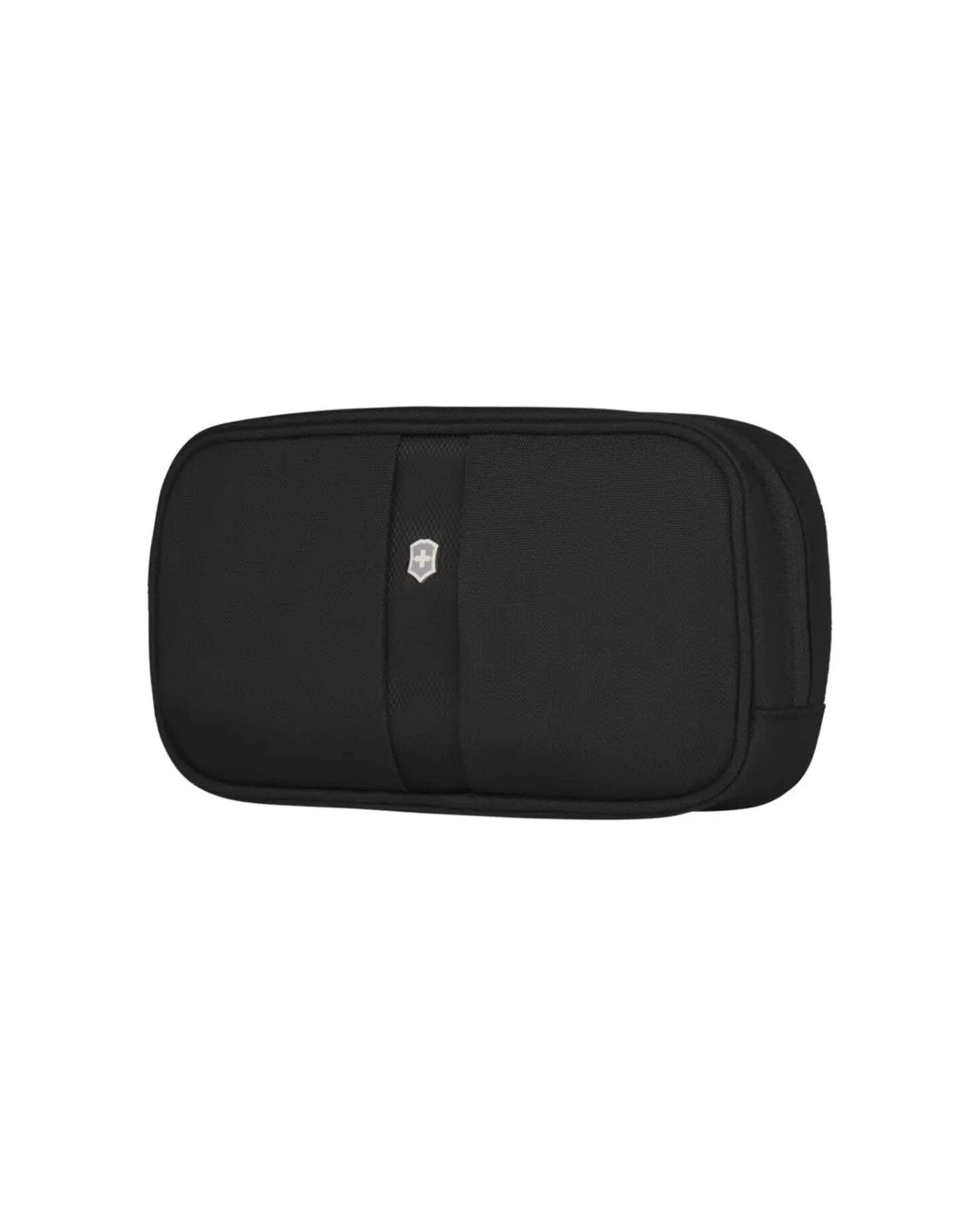 3 Victorinox Overnight Toiletry Kit Compact Organiser Mesh Pockets Easy Clean - Black, 3 of 5