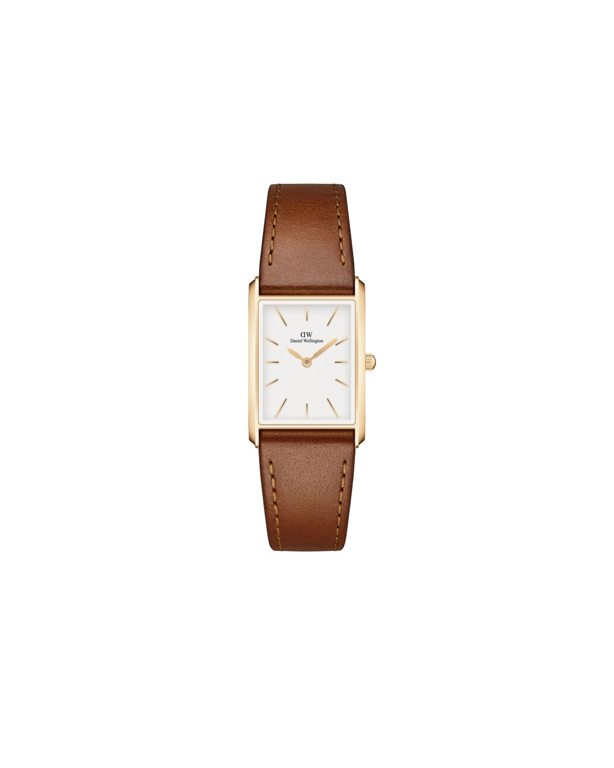 1 Daniel Wellington Bound Watch 32x22mm Durham Gold Crocodile Pattern Leather White Dial, 1 of 5