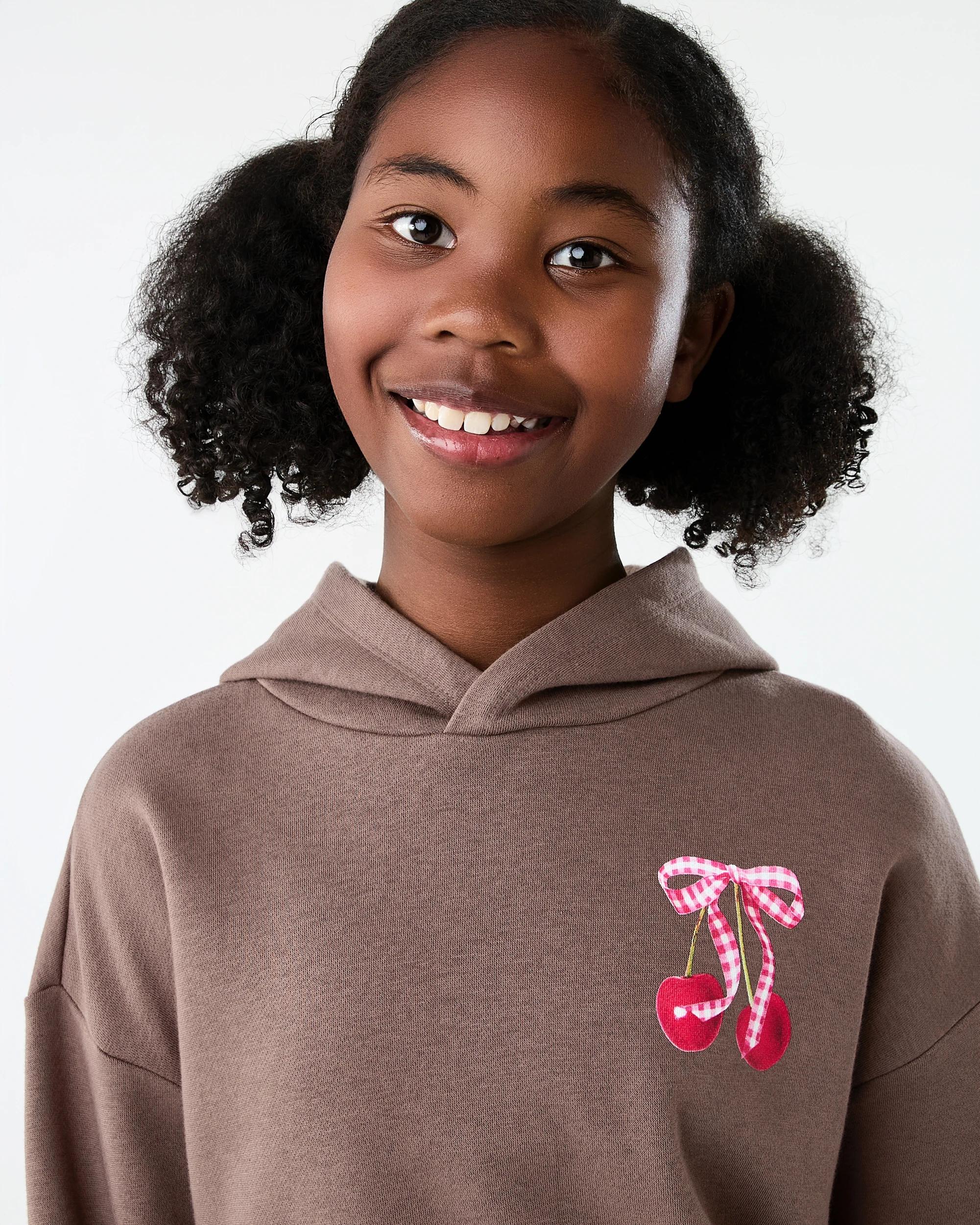 3 Oversized Hoodie Brwn Chrry, 3 of 8