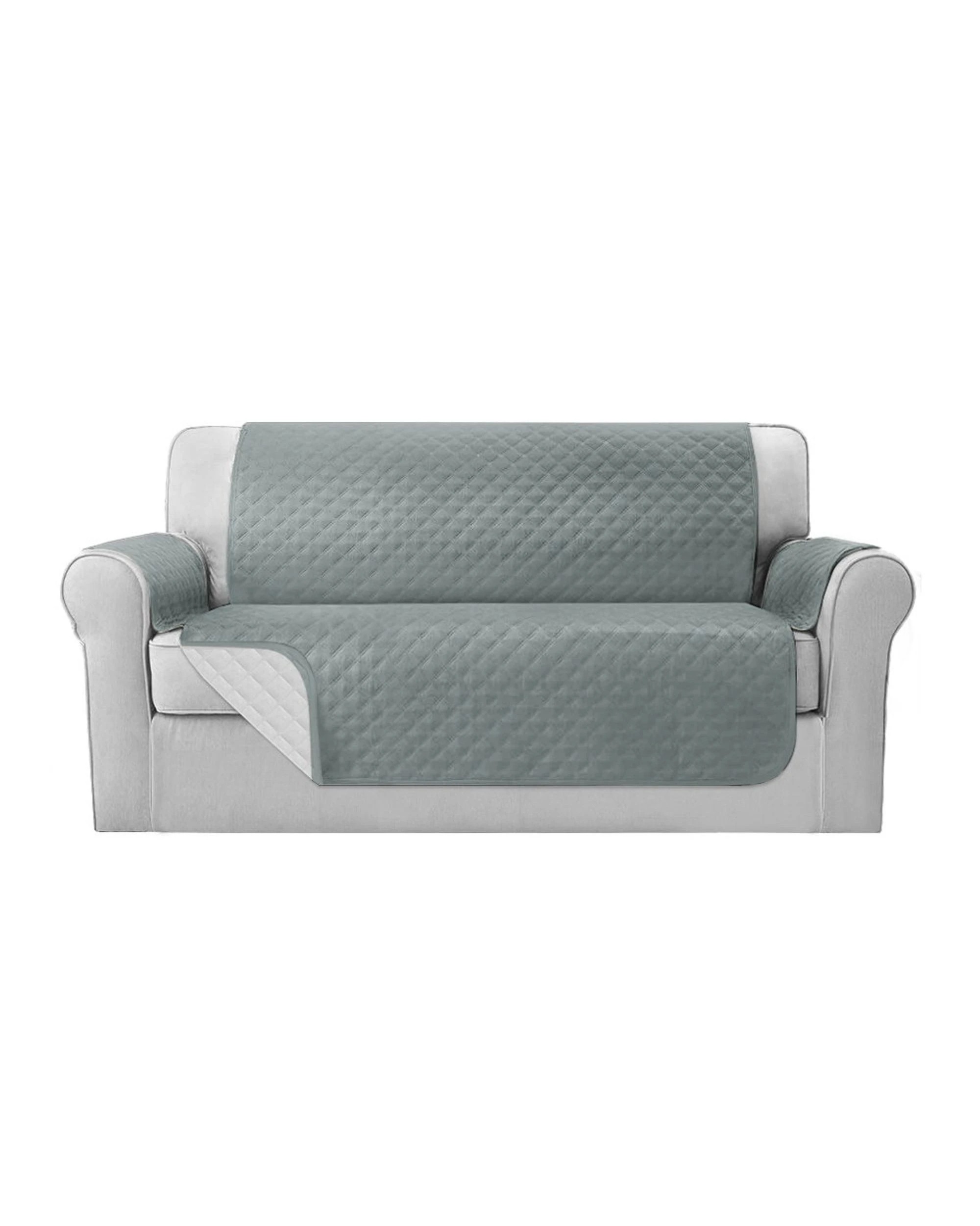 1 Artiss Sofa Cover Couch Covers 3 Seater 100% Water Resistant
 - Grey, 1 of 3