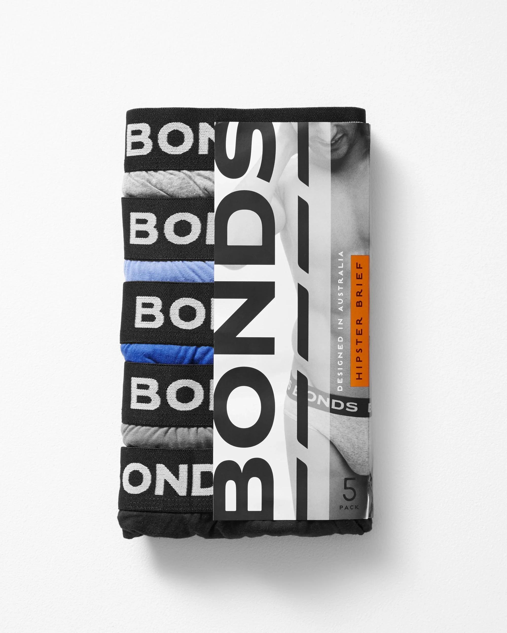 1 Bonds 5 Pack Hipster Briefs NO COLOUR, 1 of 6