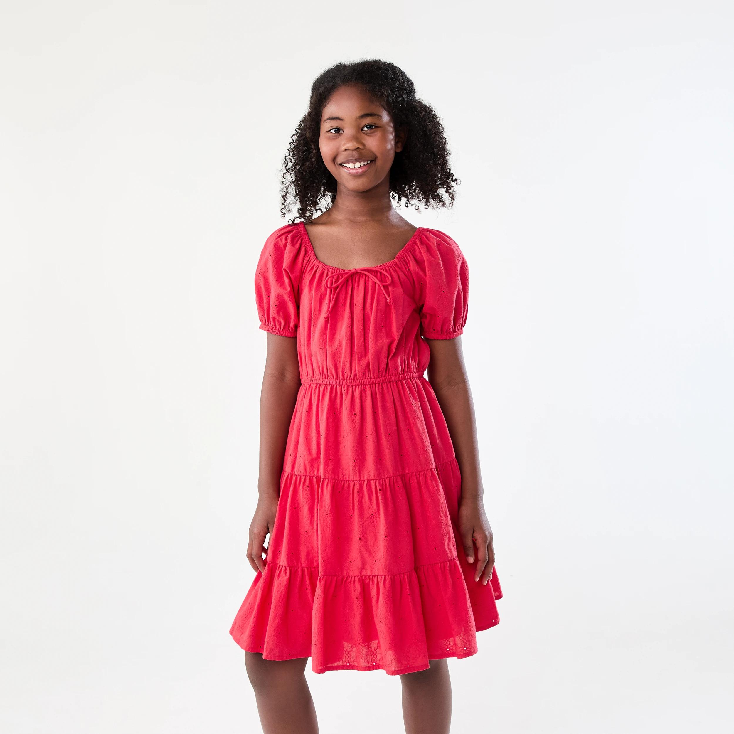 1 Broderie Dress Lolli Red, 1 of 8