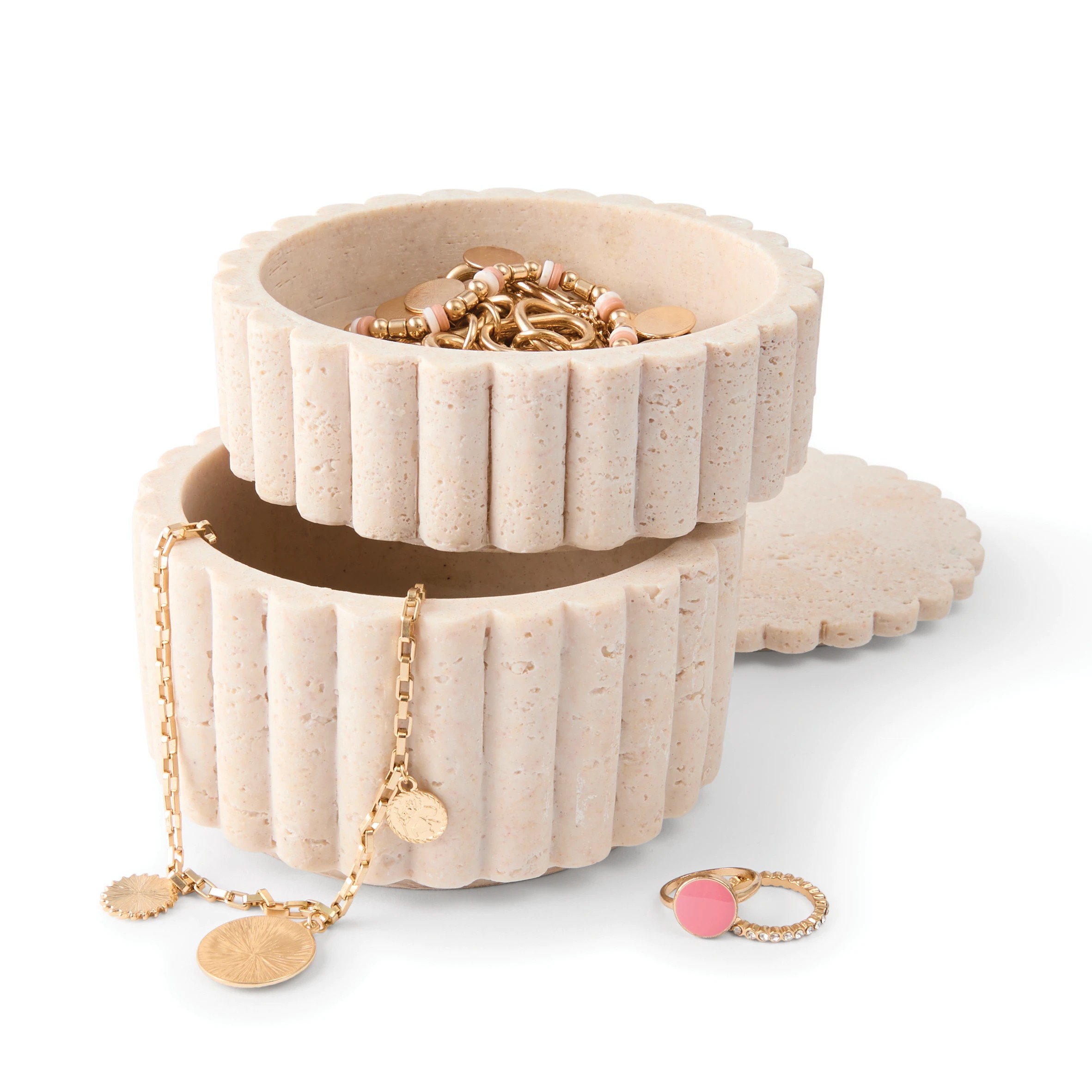 1 Travertine Look Box Set, 1 of 7