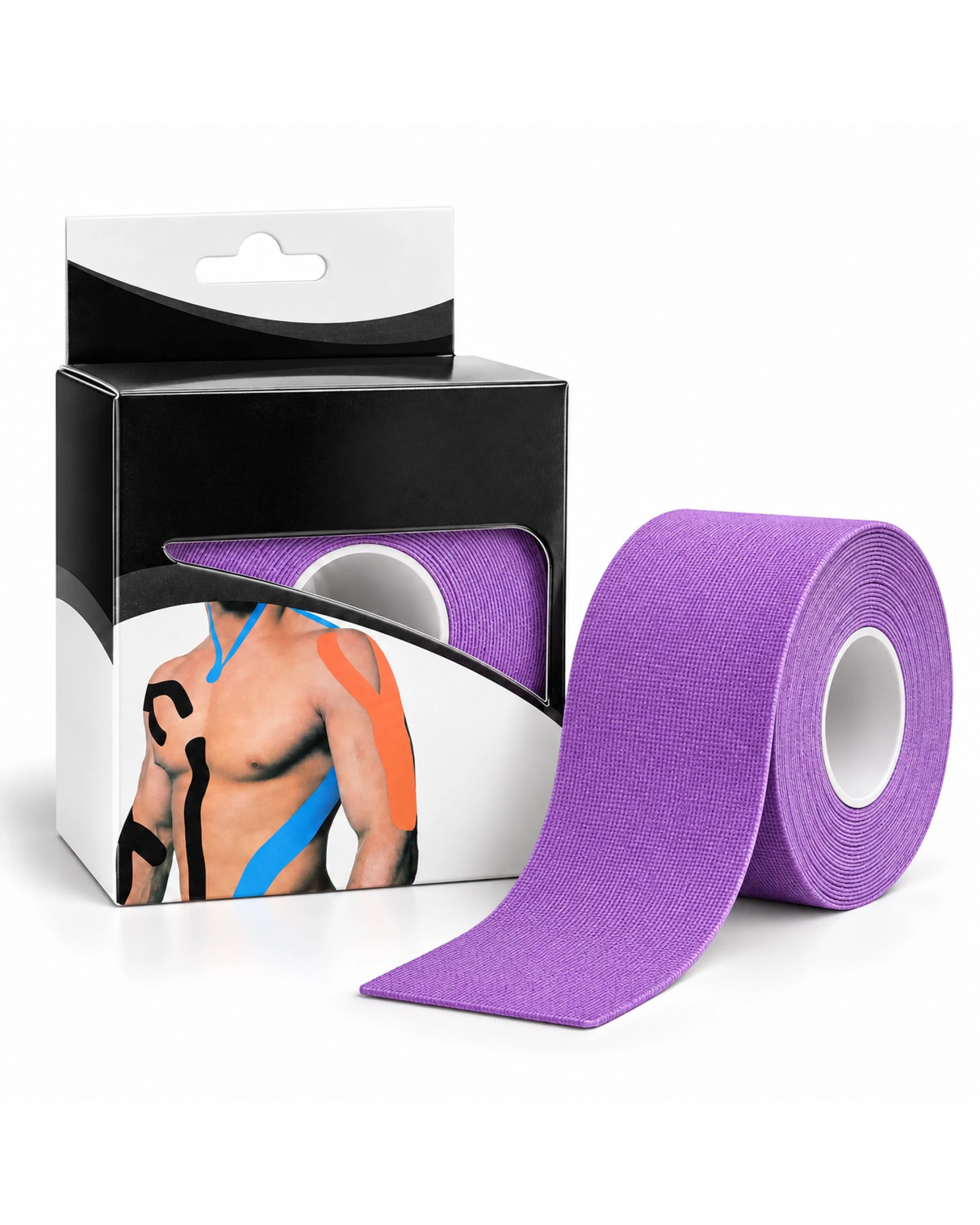 1 BR Home Kinesiology Tape Self-Adhesive Sports Therapy 5m Roll 5cm in Purple - Purple, 1 of 1