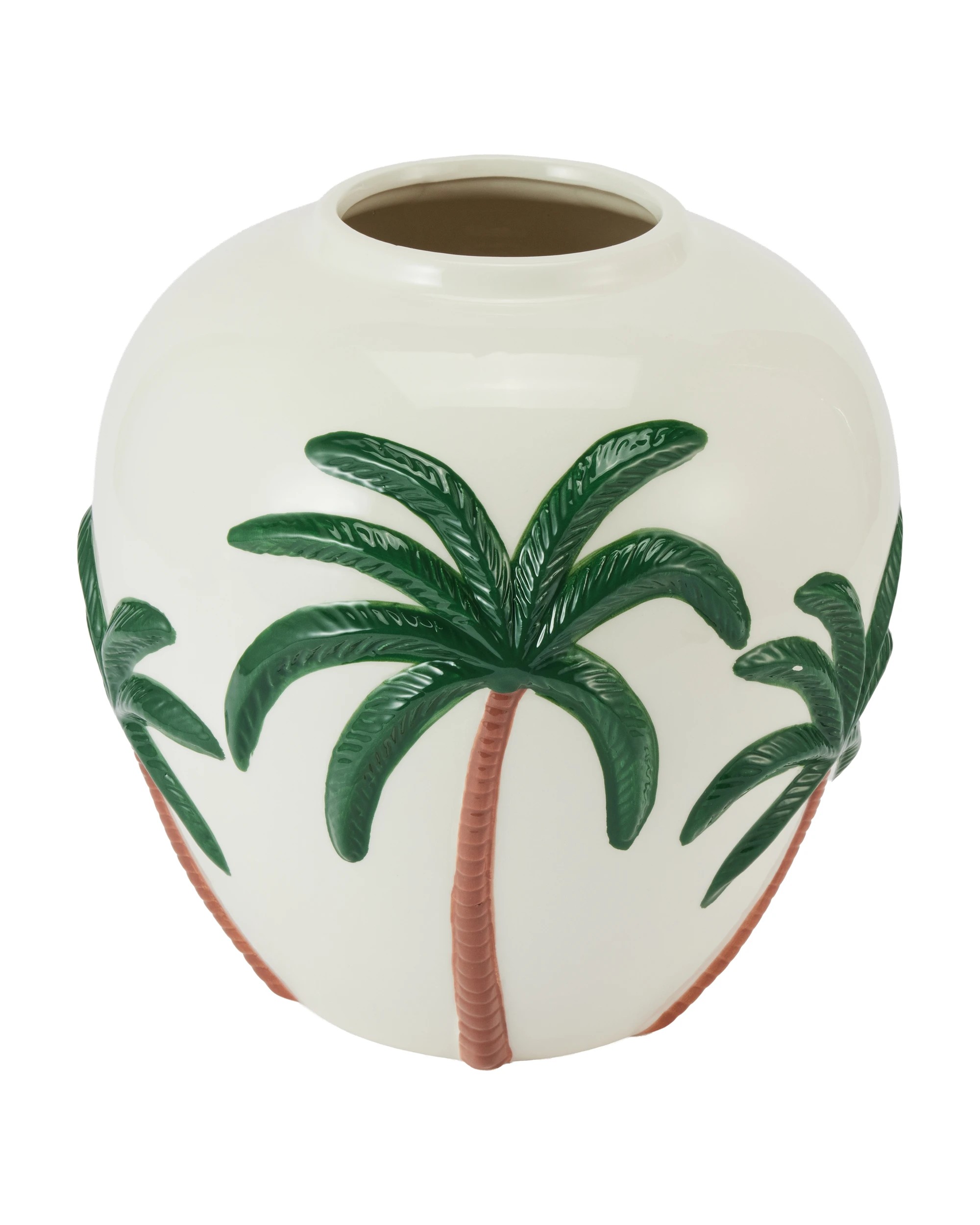 3 Palm Tree Ceramic Vase, 3 of 5