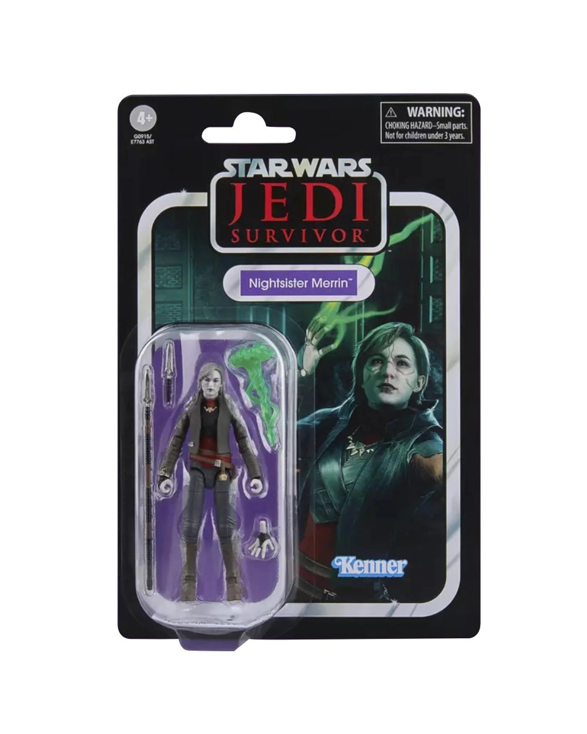 1 Star Wars The Vintage Collection: Jedi Survivor Nightsister Merrin Action Figure, 1 of 8
