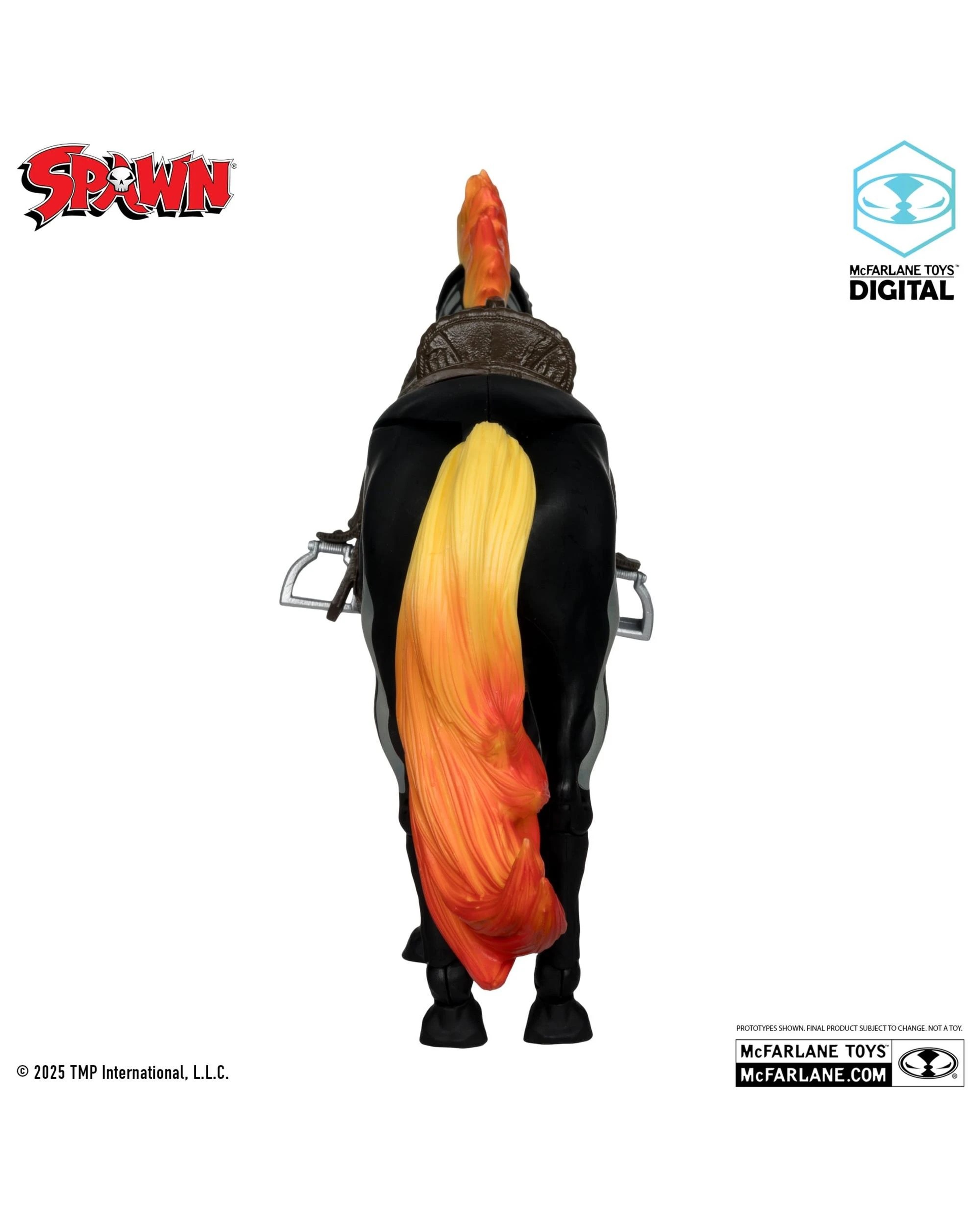 9 Mcfarlane Digital Gold Label Spawn the Dark Ages Bloodaxe with Horse 7 inch Figure 2 Pack with Digital Collectable, 9 of 10
