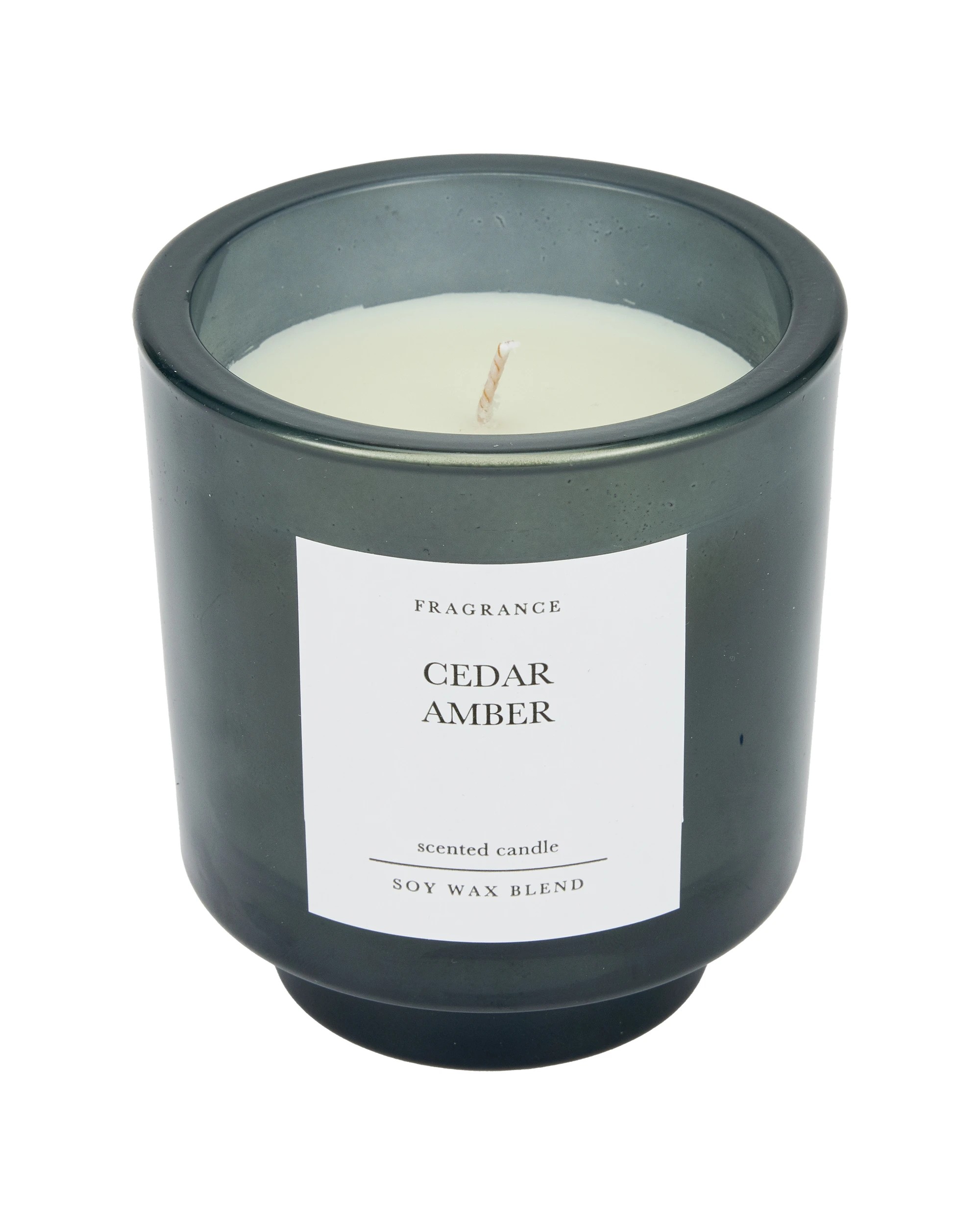 2 Navy Glass Candle, 2 of 6