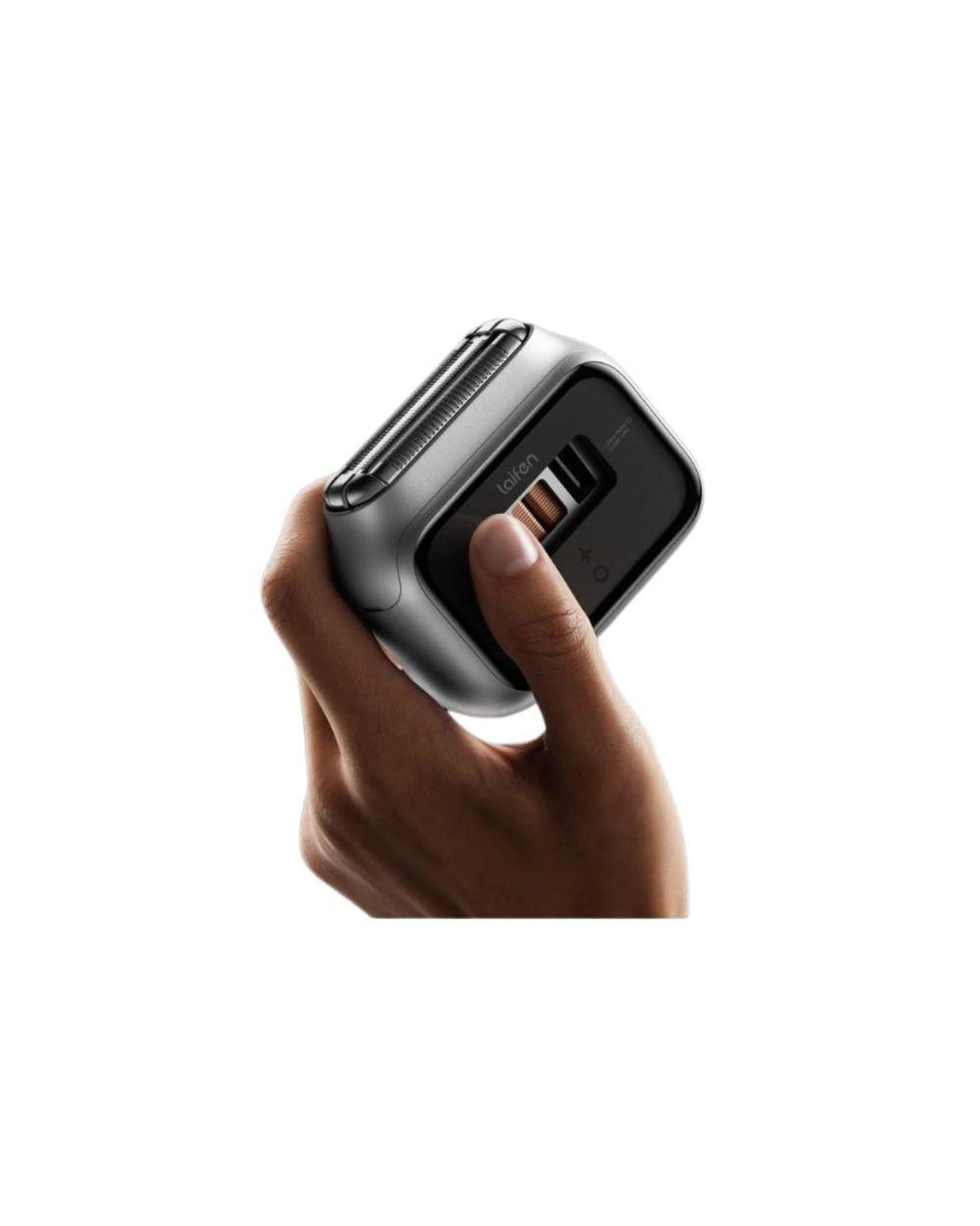 2 Laifen P3 Pro 3 Blade Electric Shaver Dual Motors Dome Foil 100min Battery Silver, 2 of 3