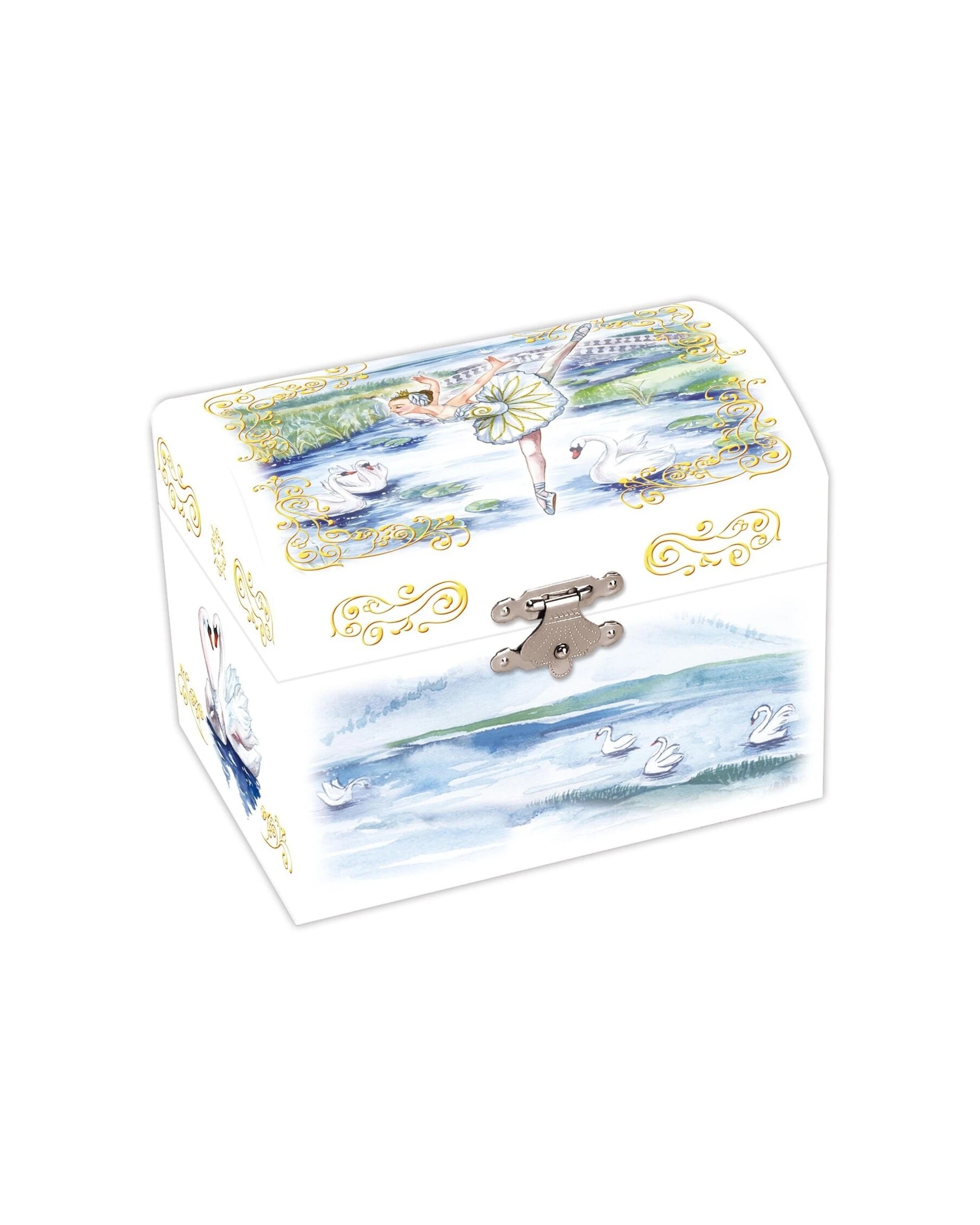 1 Kaper Kidz Azurea Ballerina Dome Music Box Kids Toy - Pattern, 1 of 8