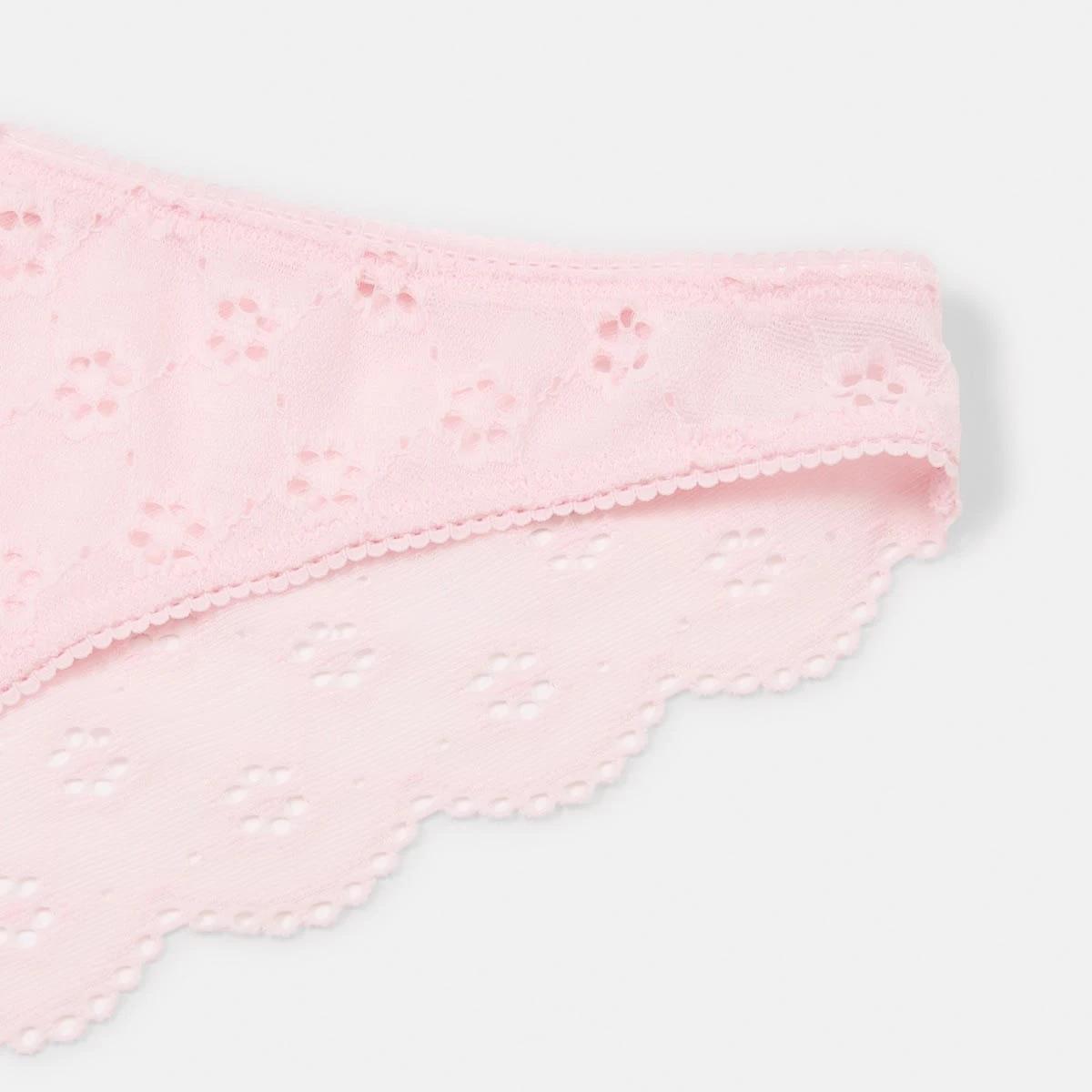 9 Co-ordinated Broderie Cheeky Bikini Briefs BALLERINA, 9 of 9