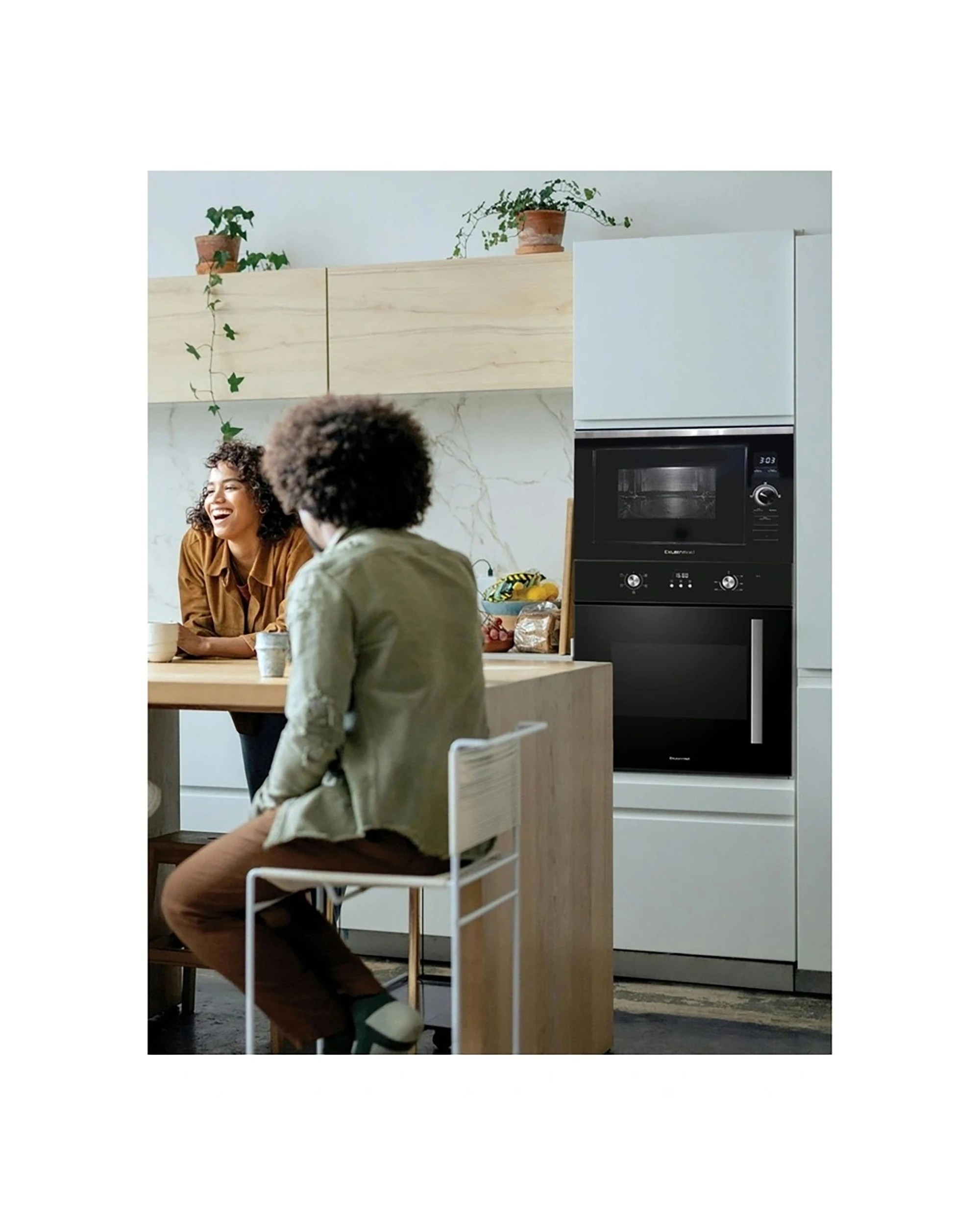 2 Kleenmaid Built-In Multifunction Side Opening Electric Oven 75L 60cm Glass Black - Black, 2 of 5