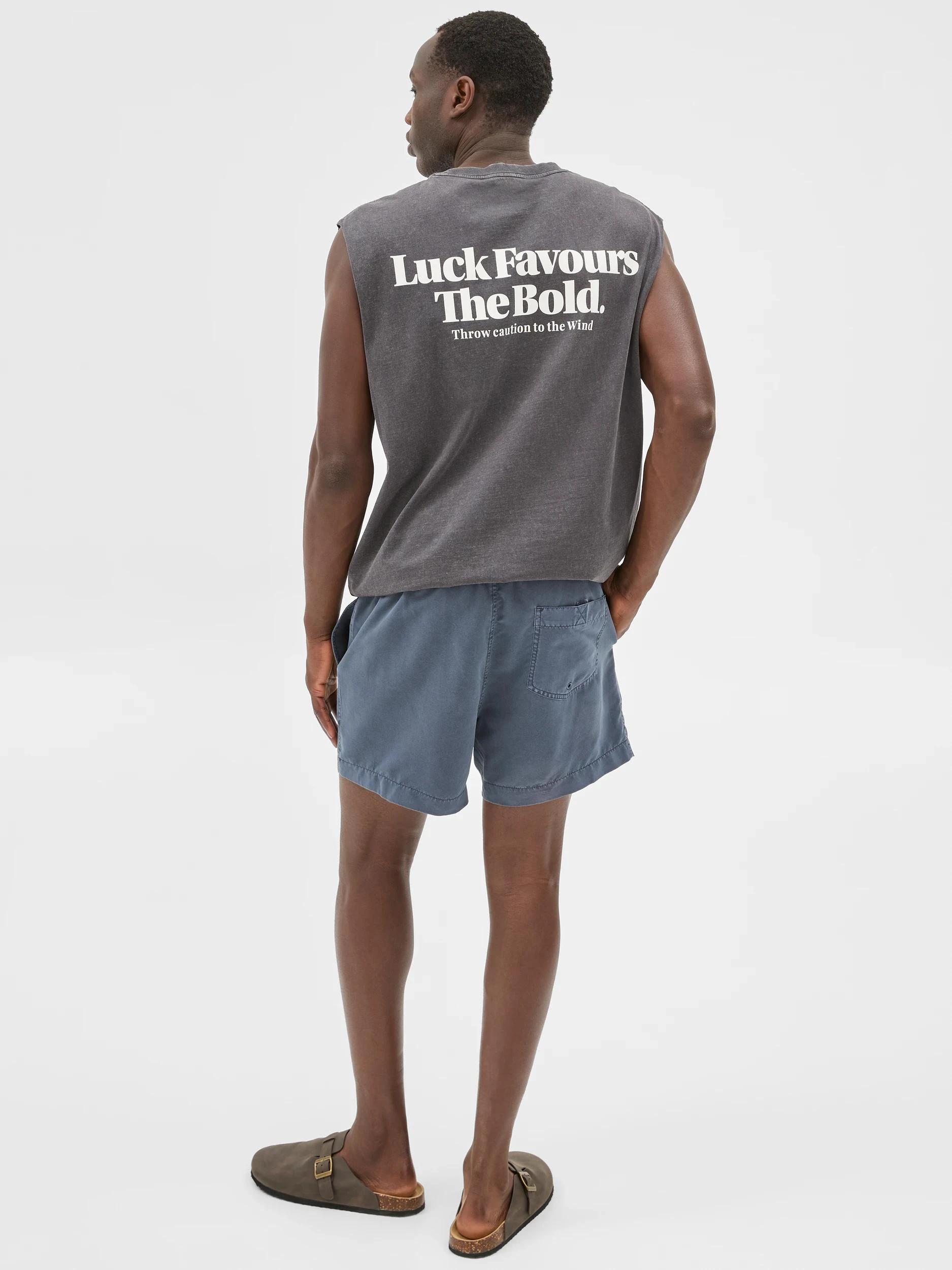 4 Commons Washed Swim Shorts WASHED NAVY, 4 of 6