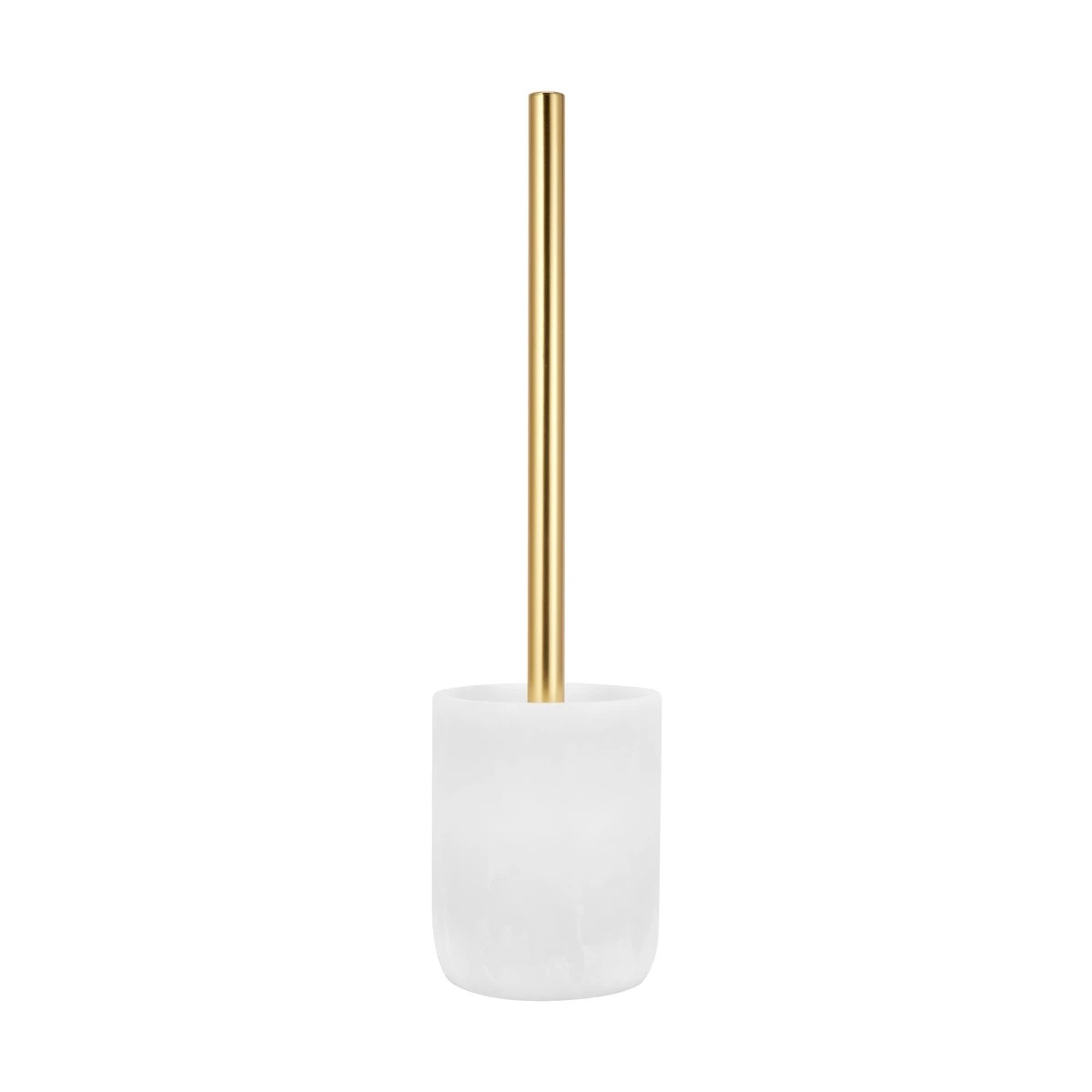 2 White Resin Toilet Brush, 2 of 9