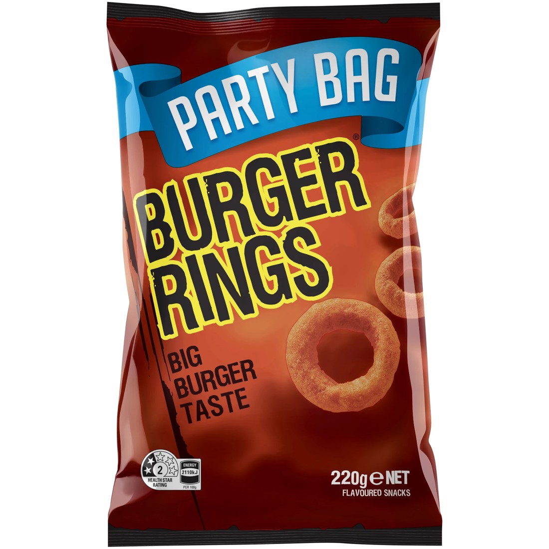 1 Burger Rings Party Bag 220g, 1 of 5