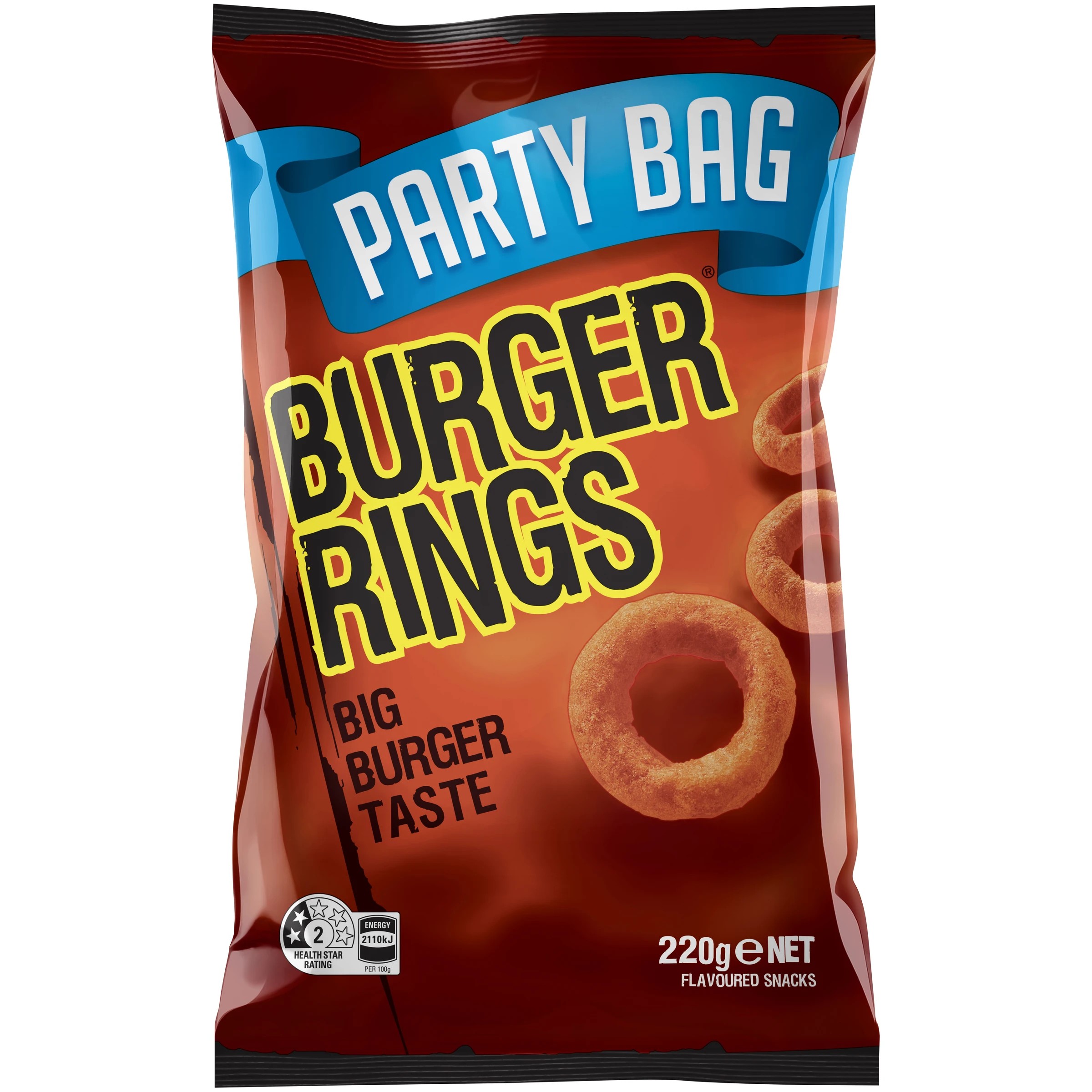 1 Burger Rings Party Bag 220g, 1 of 5