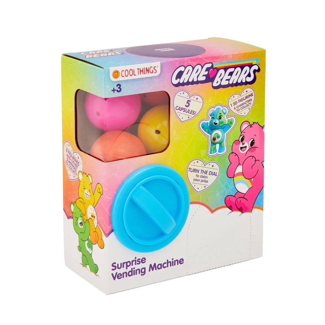 1 Cool Things Care Bears Surprise Vending Machine - Assorted, 1 of 2