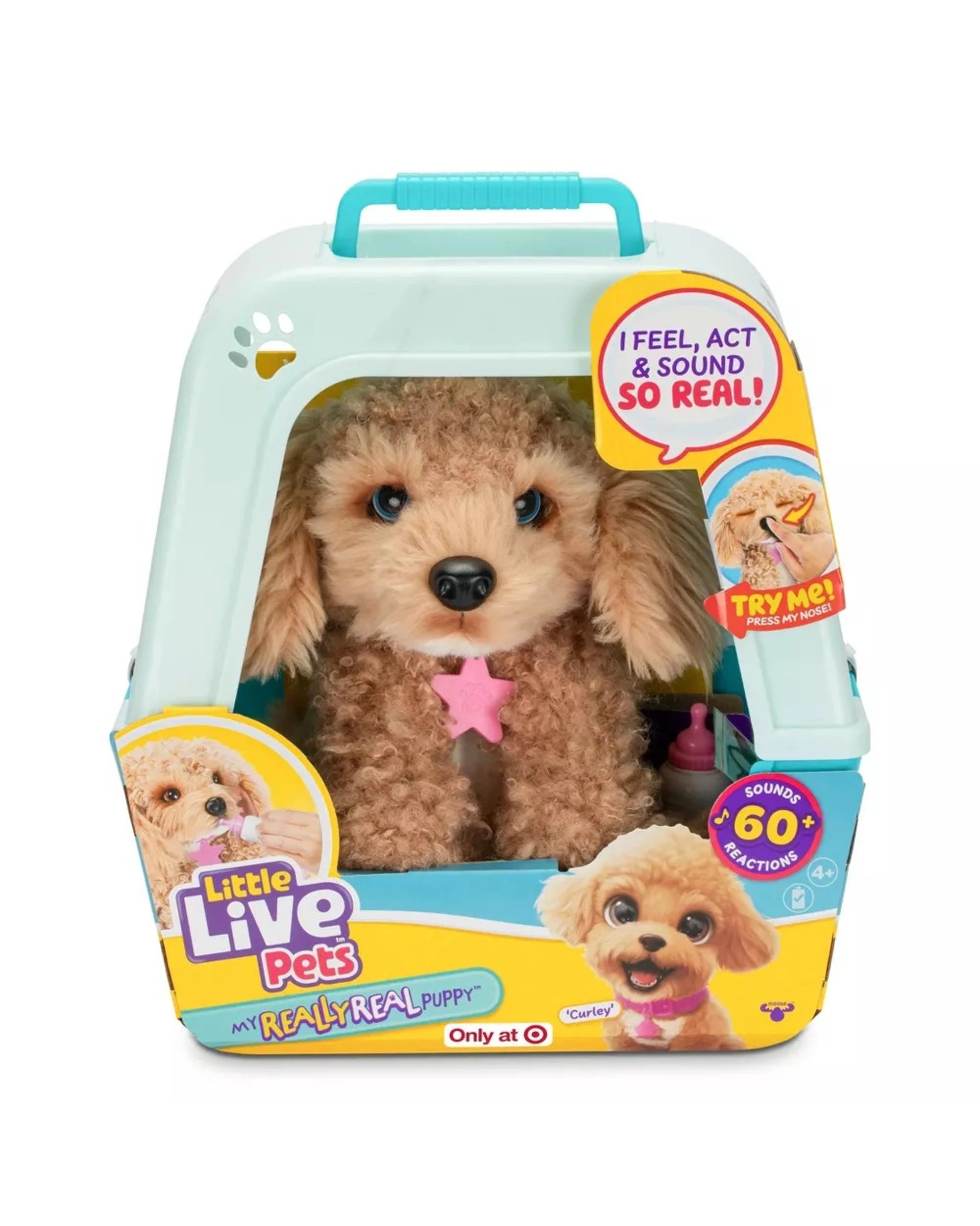 1 Little Live Pets My Really Real Puppy Curley the Cavoodle, 1 of 7