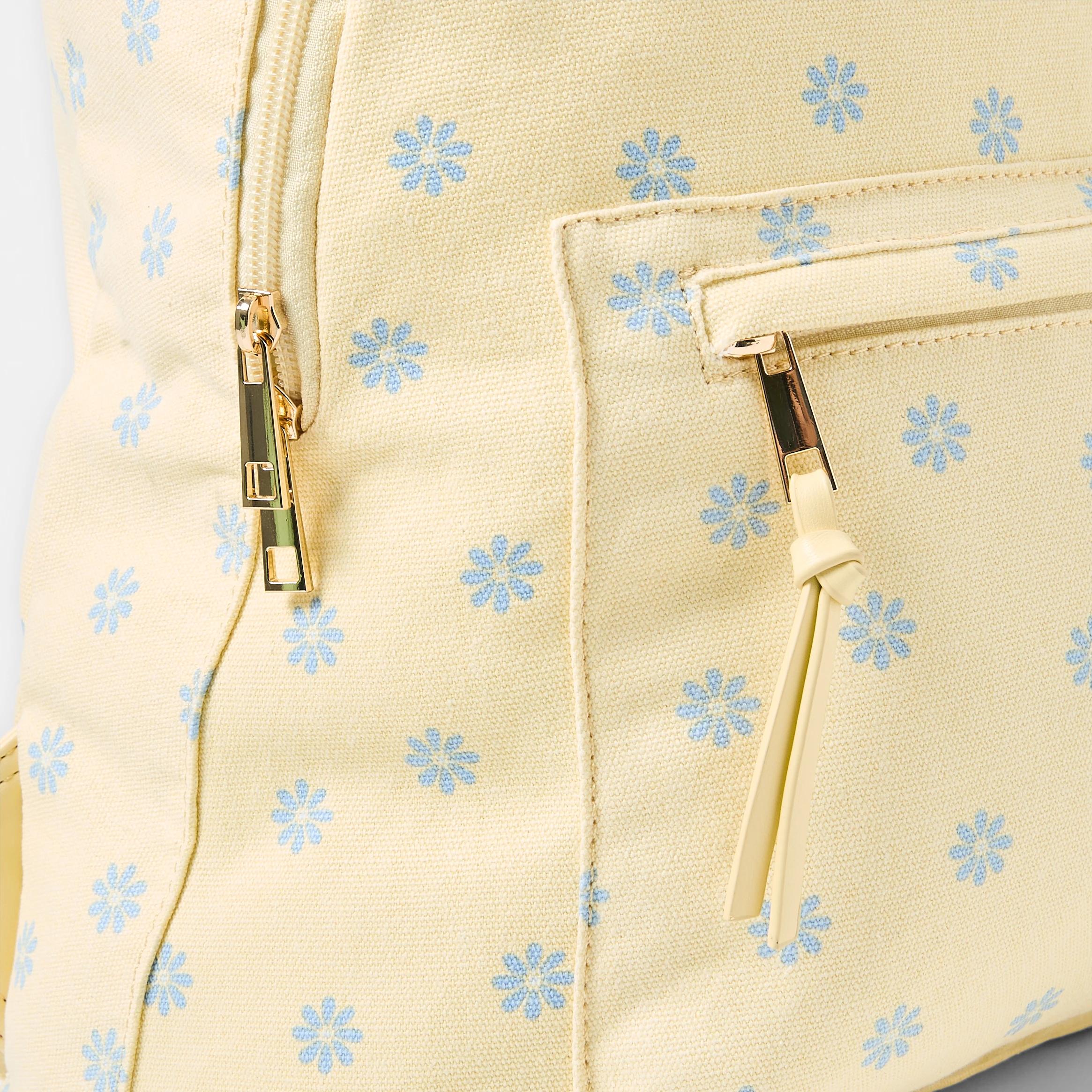 4 Canvas Backpack Daisy, 4 of 4