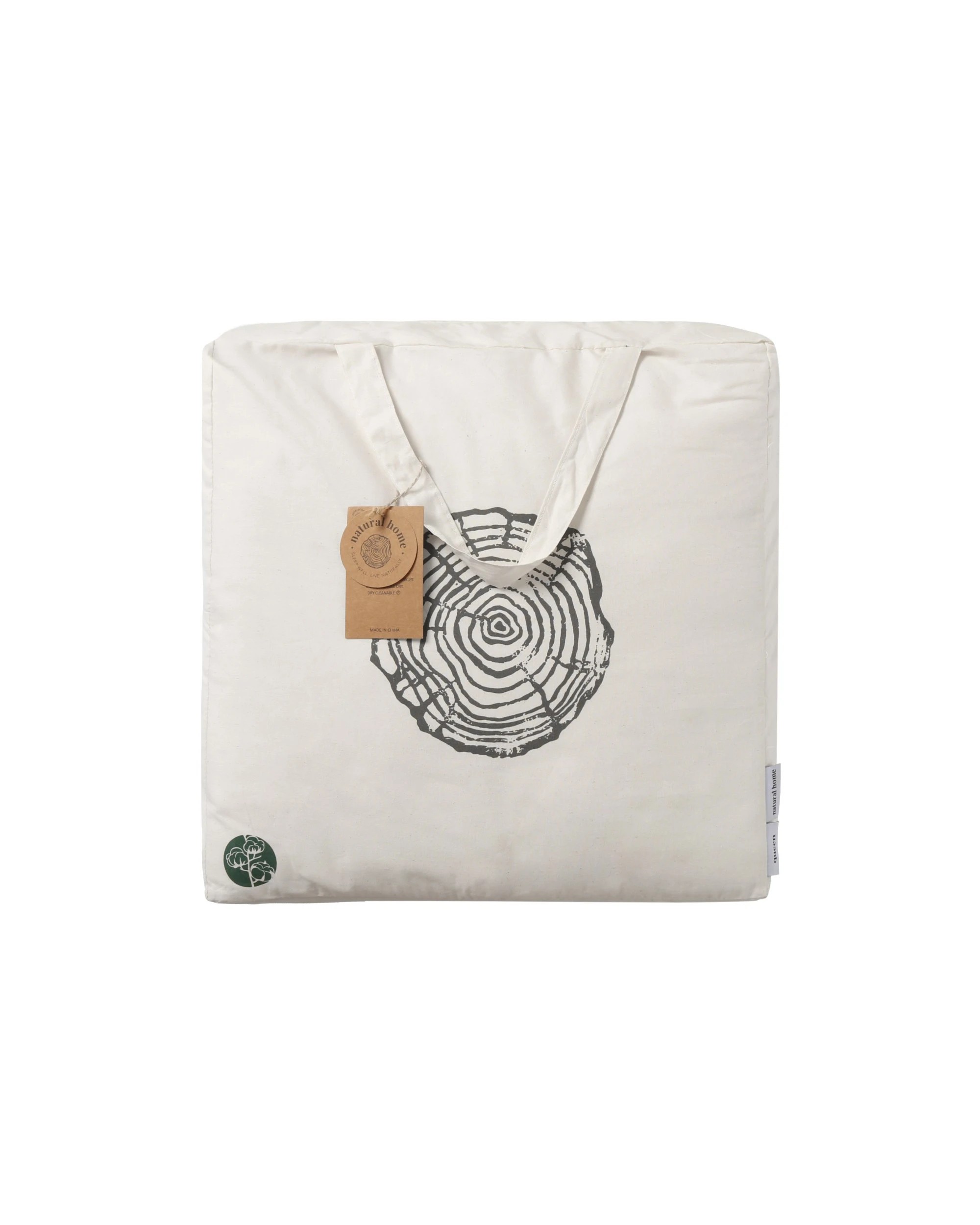 7 Natural Home 450gsm Winter Cotton Quilt - Single Bed - White, 7 of 7