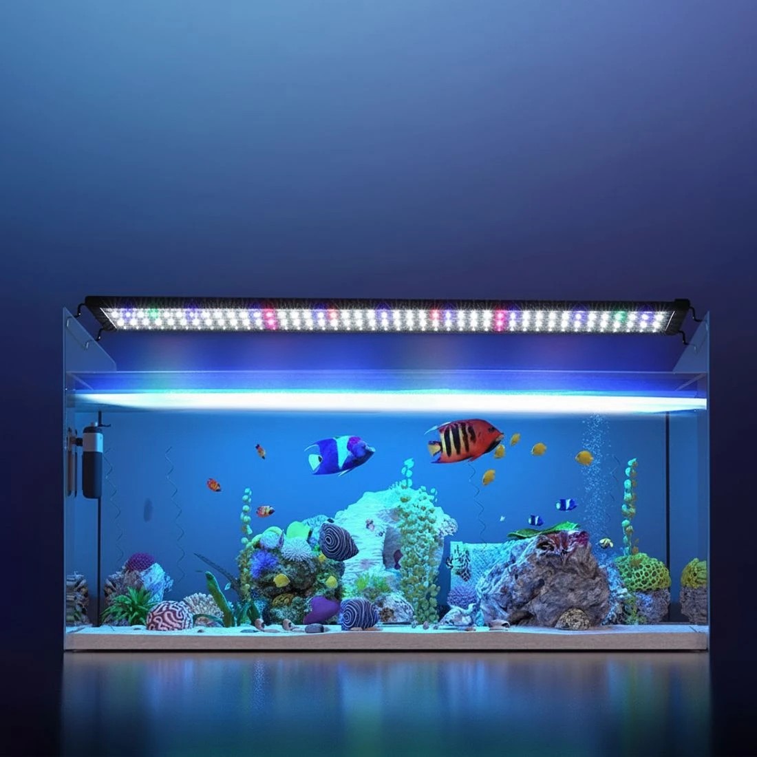 2 i.Pet Aquarium Light Full Spectrum 90CM Aqua Plant Fish Tank Lamp - Black, 2 of 4