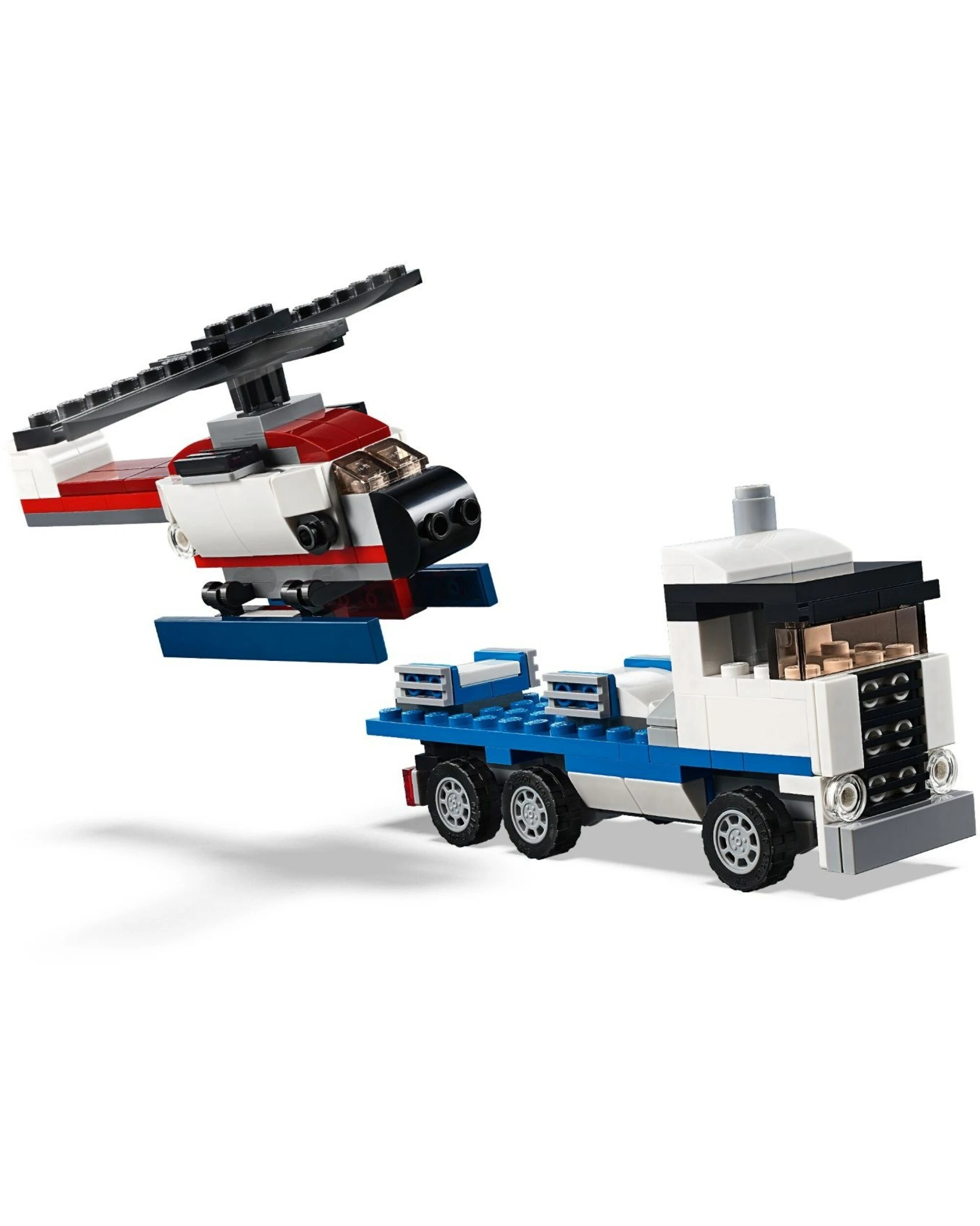3 LEGO 31091 Shuttle Transporter: 3-in-1 Space Shuttle, Helicopter & Car Toy, 3 of 5